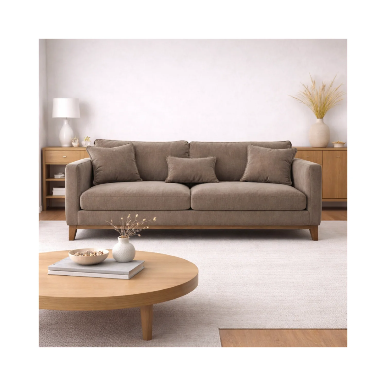 Burbank Sofa - Pecan Brown - Image 2