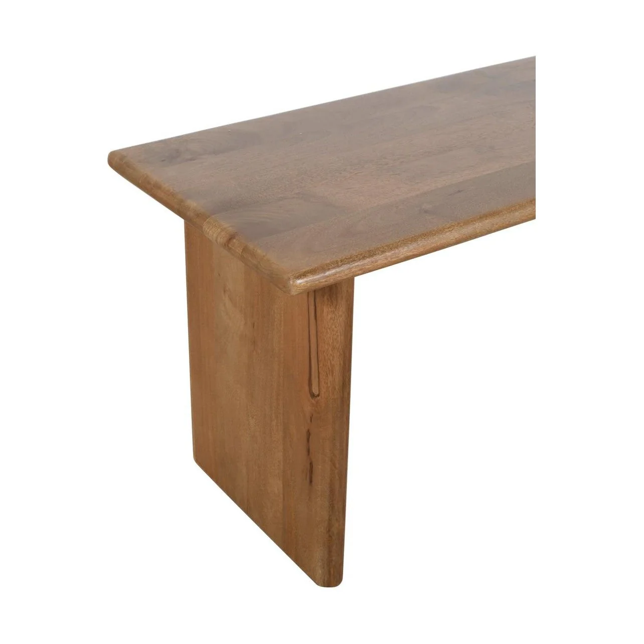 Burke Solid Wood Slab Bench - Image 4