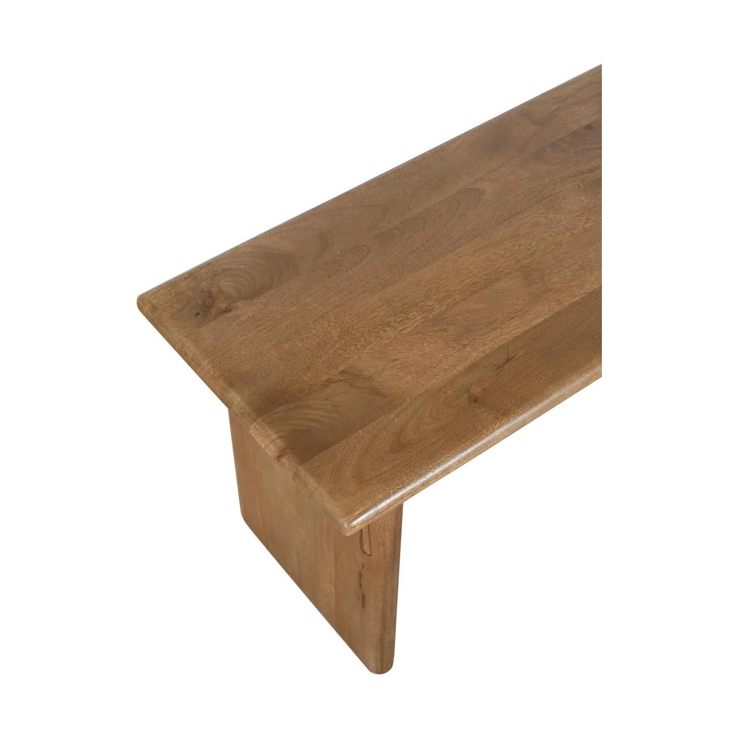 Burke Solid Wood Slab Bench - Image 6