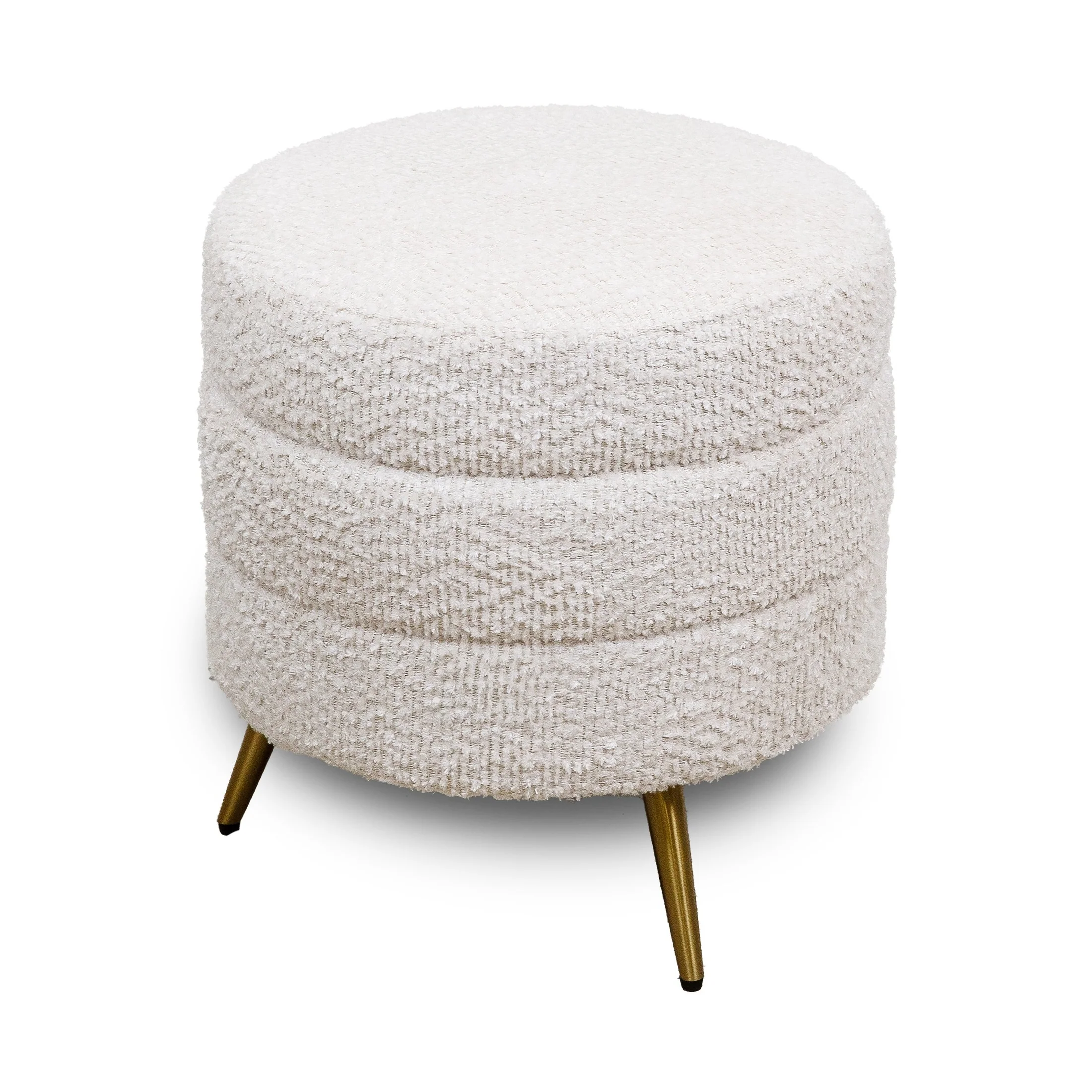 Cadence Small Ottoman - Boucle - Image 3