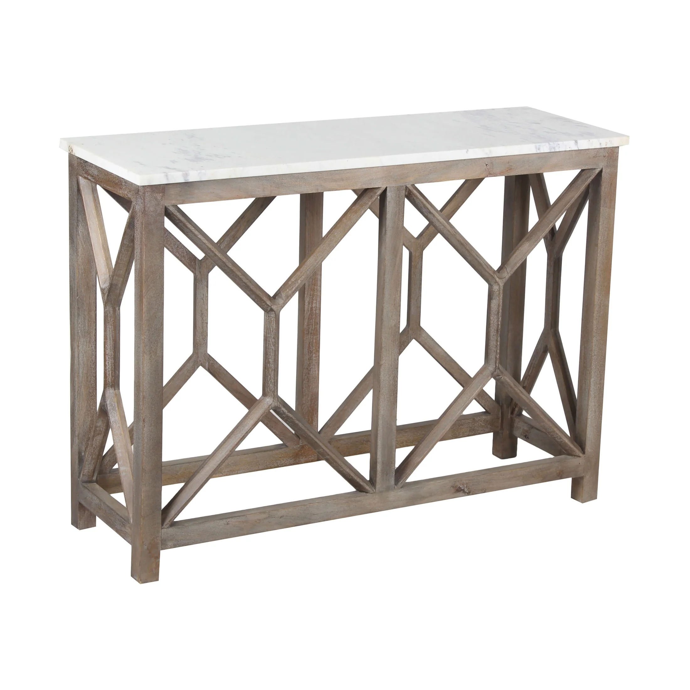 Calicut Console Table Marble Top - Image 2