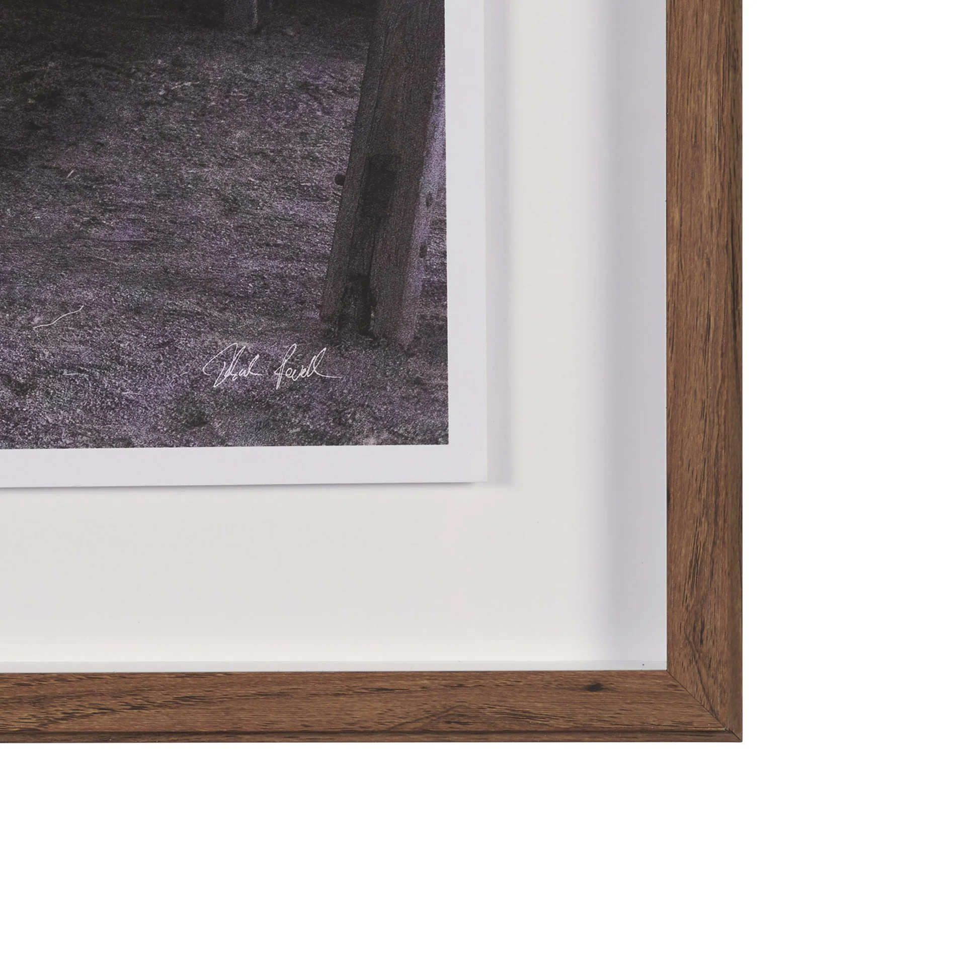 Canoe Hand Embelished Framed Art Print Matted under Glass - Image 11