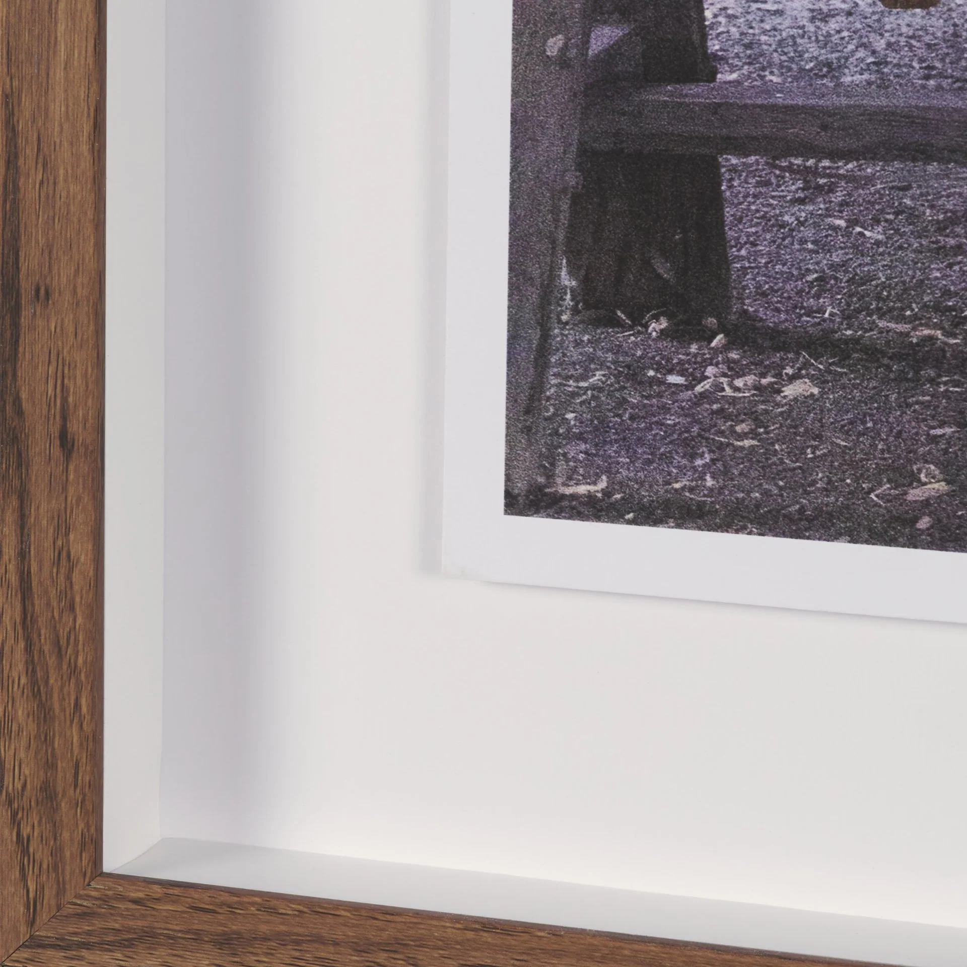 Canoe Hand Embelished Framed Art Print Matted under Glass - Image 13