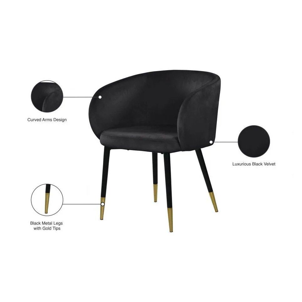 Cardinal Velvet Dining Chair - Image 26