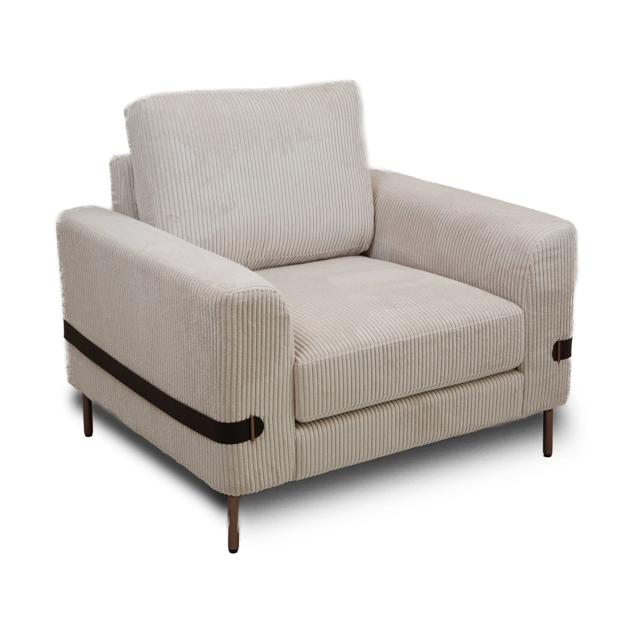Chadwick Fabric Chair - Ivory - Image 3