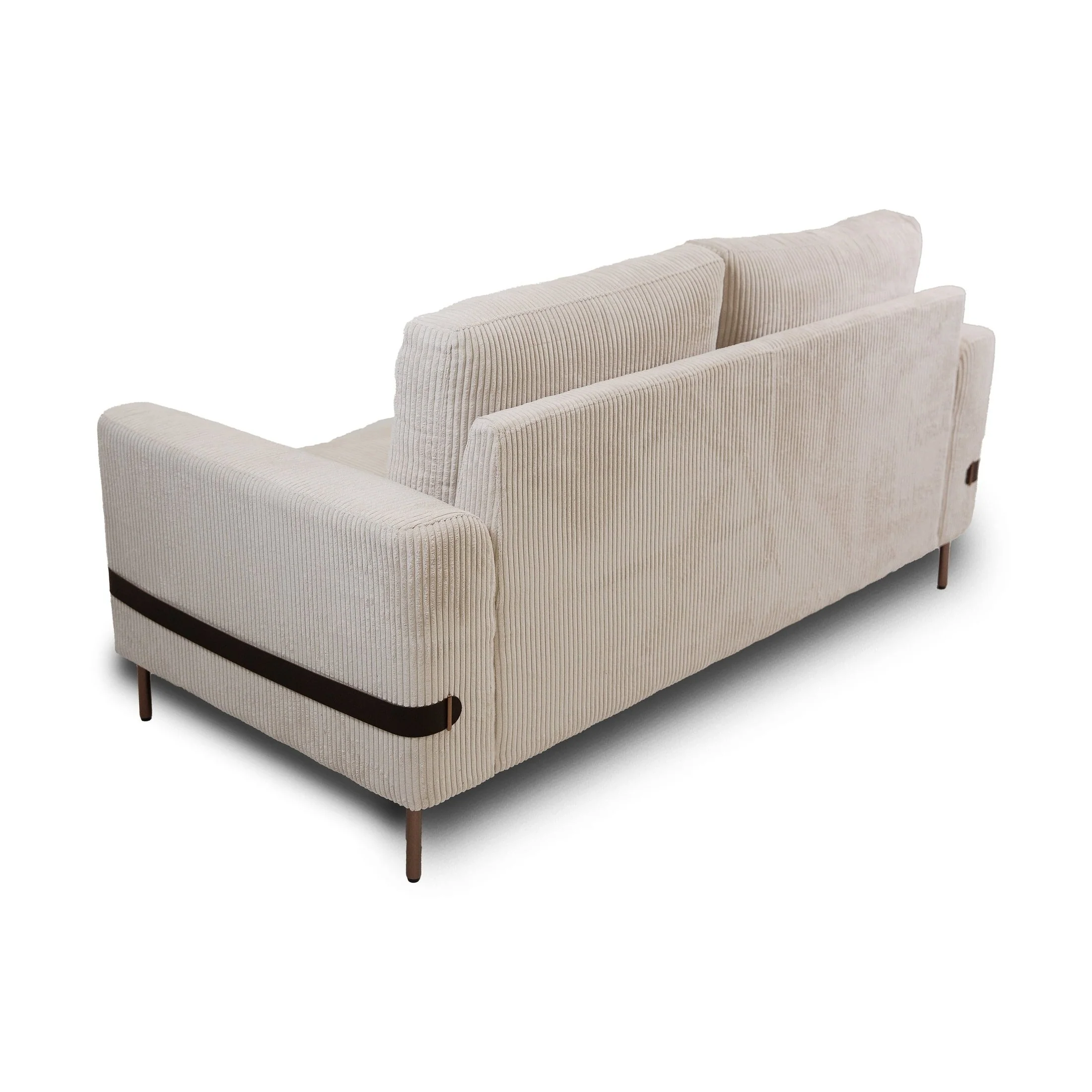 Chadwick Fabric Loveseat - Ivory - Image 13
