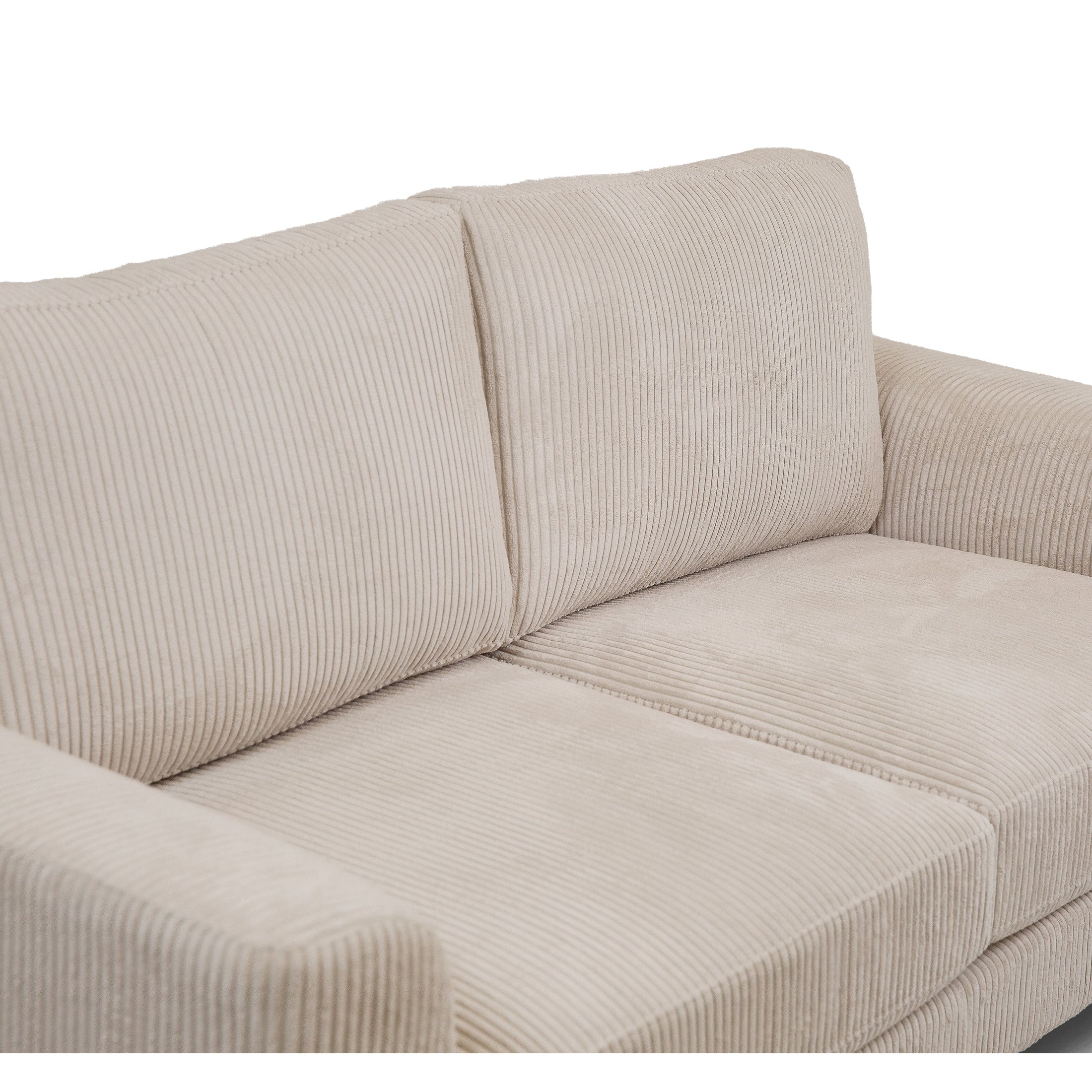 Chadwick Fabric Loveseat - Ivory - Image 8