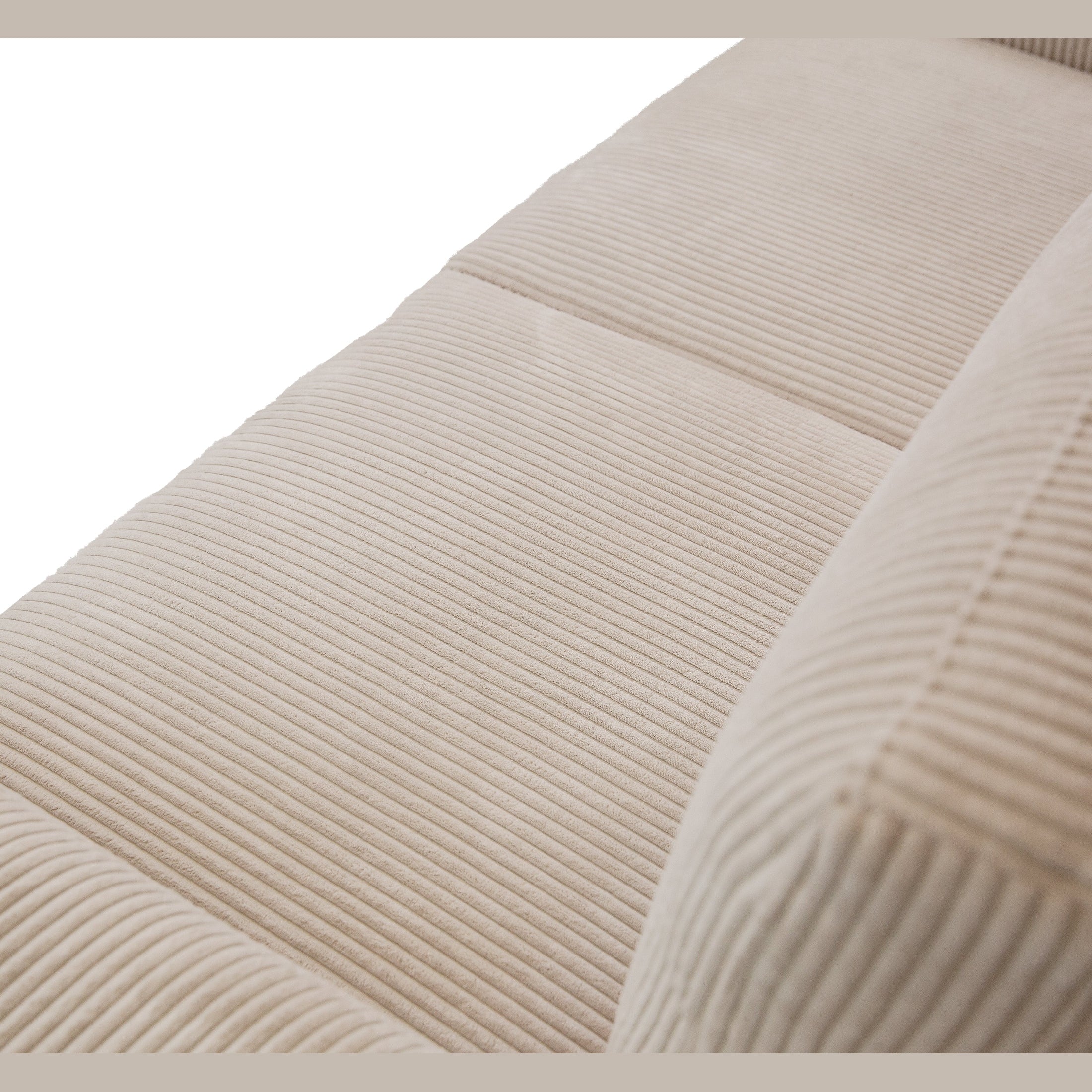 Chadwick Fabric Loveseat - Ivory - Image 9
