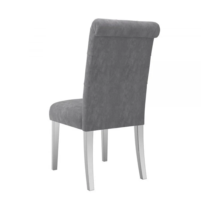 Chloe Side Chair, set of 2 in Grey - Image 2