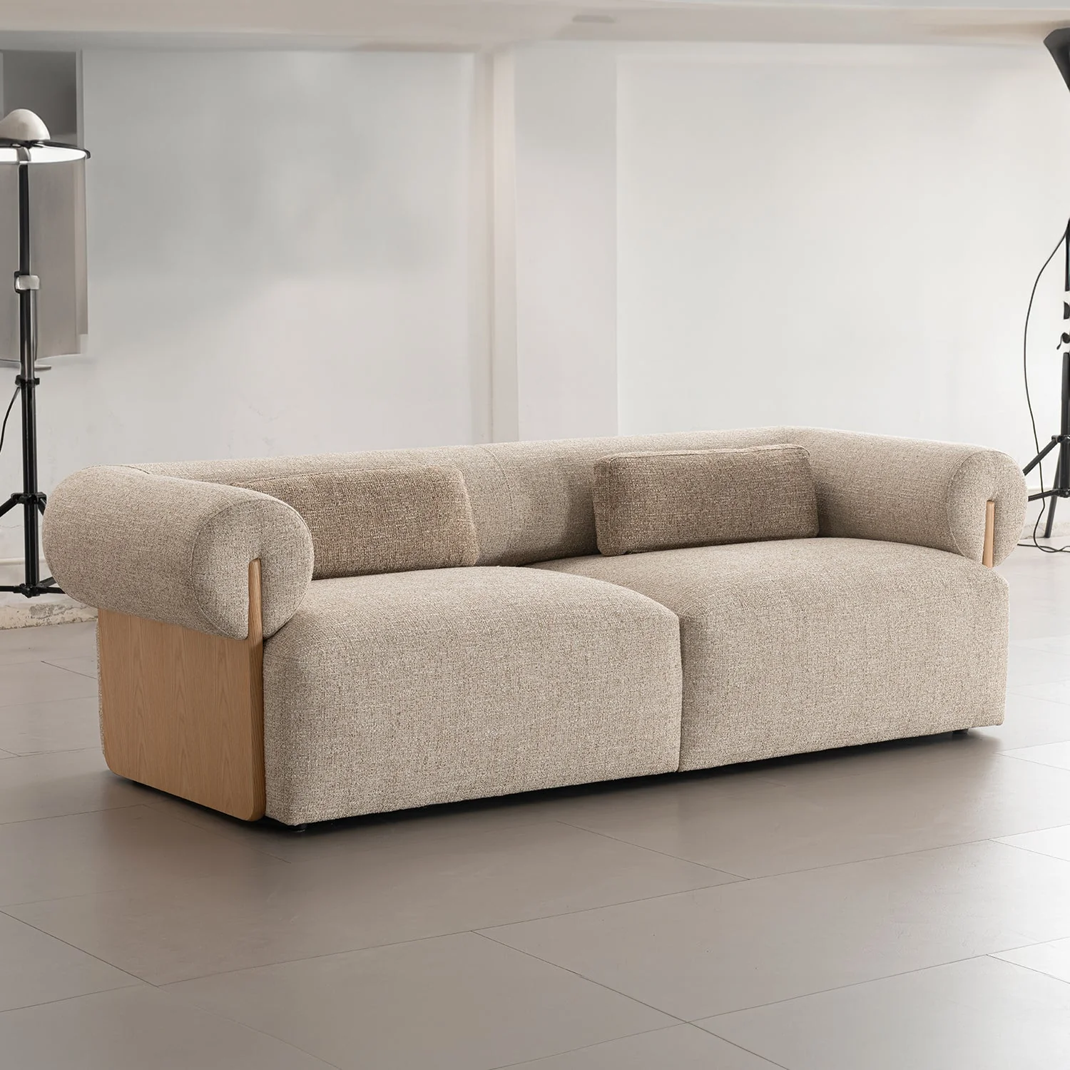 Cillian 3 Seater Fabric Sofa - Image 11