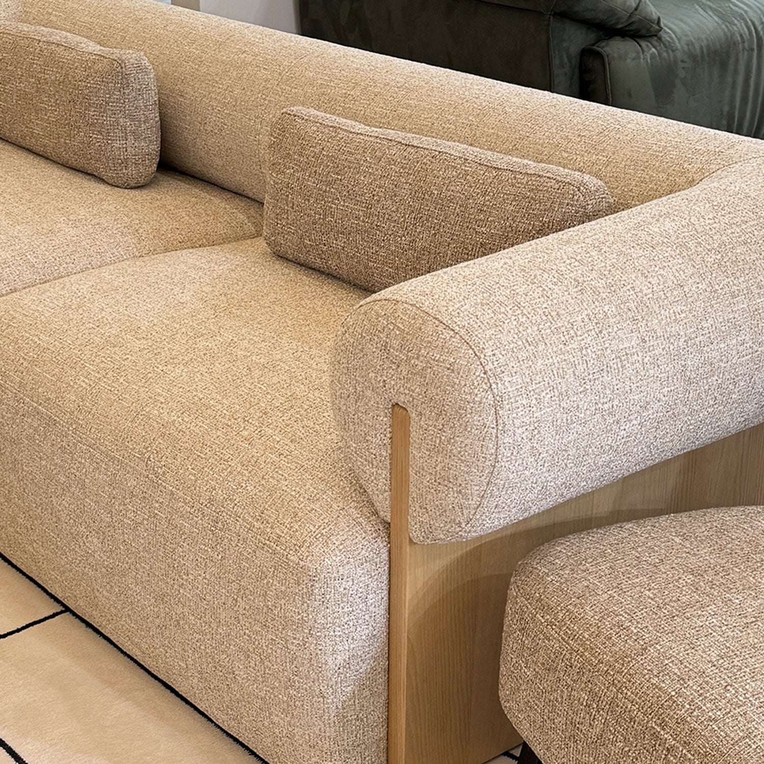 Cillian 3 Seater Fabric Sofa - Image 8