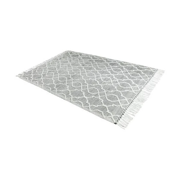 CIMO HAND WOVEN RUG IVORY/GRAPHITE - Image 4