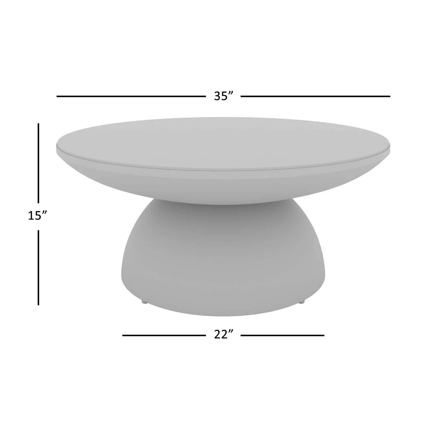 Circularity Round Cocktail Table - Image 7