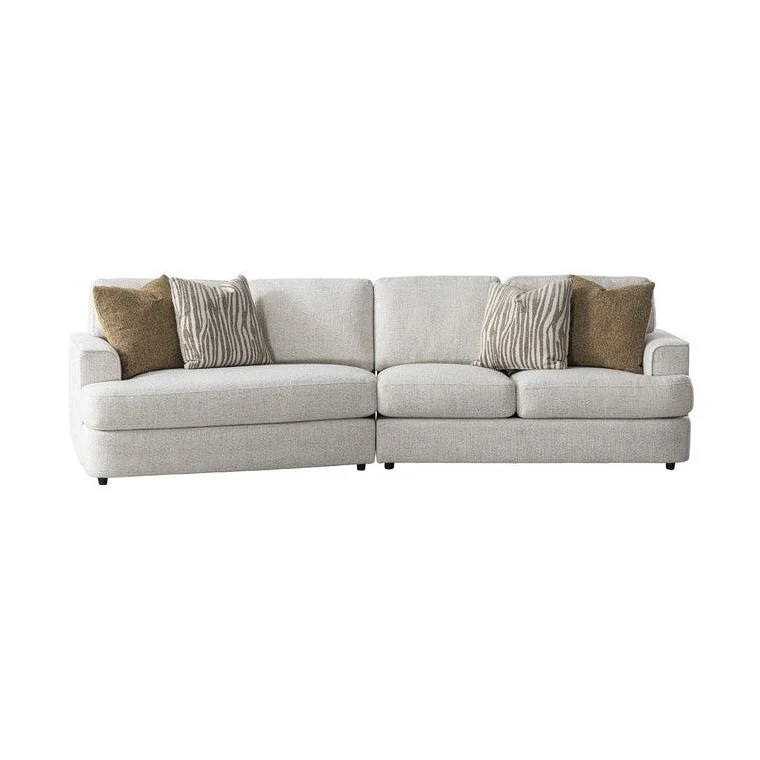 Colette 2 PCs Sectional w/4 Pillows - Image 4