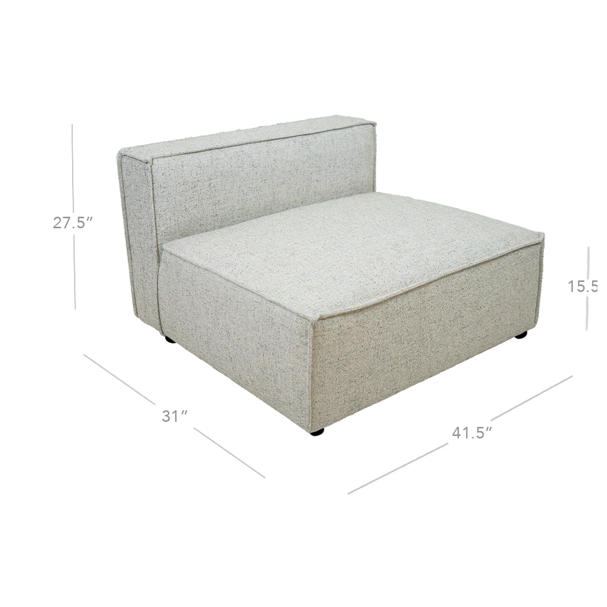 Phoebe 5 Piece Modular Set - Quartz - Image 11