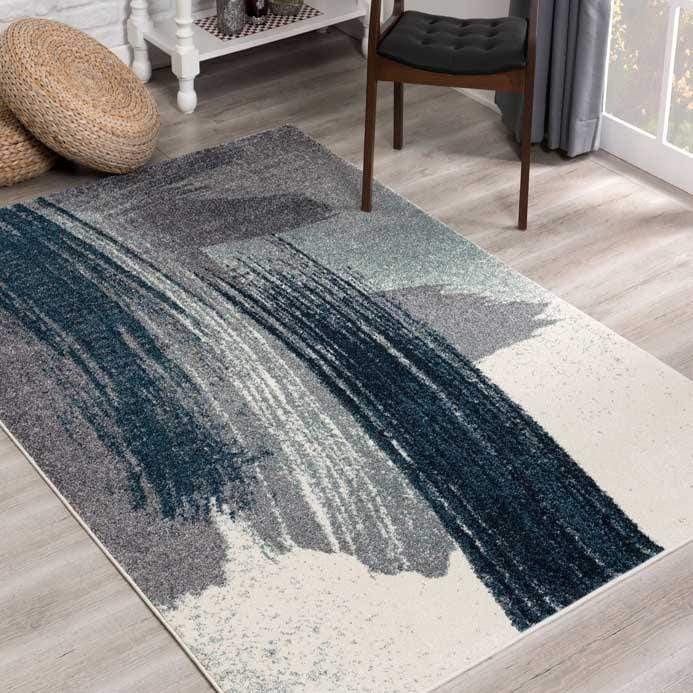 Courtney Rug - 204223 - White Blue - Image 9