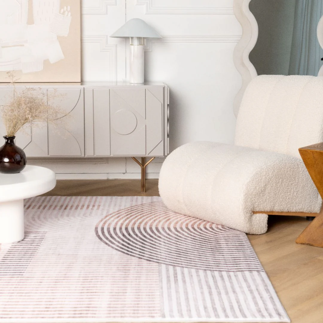 Europa Beige Abstract Woven Area Rug - Image 3