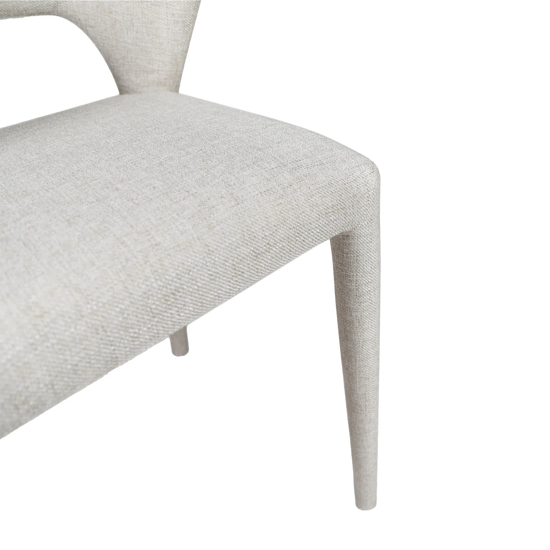 Dakota Dining Chair - Vanilla Tweed - Image 10