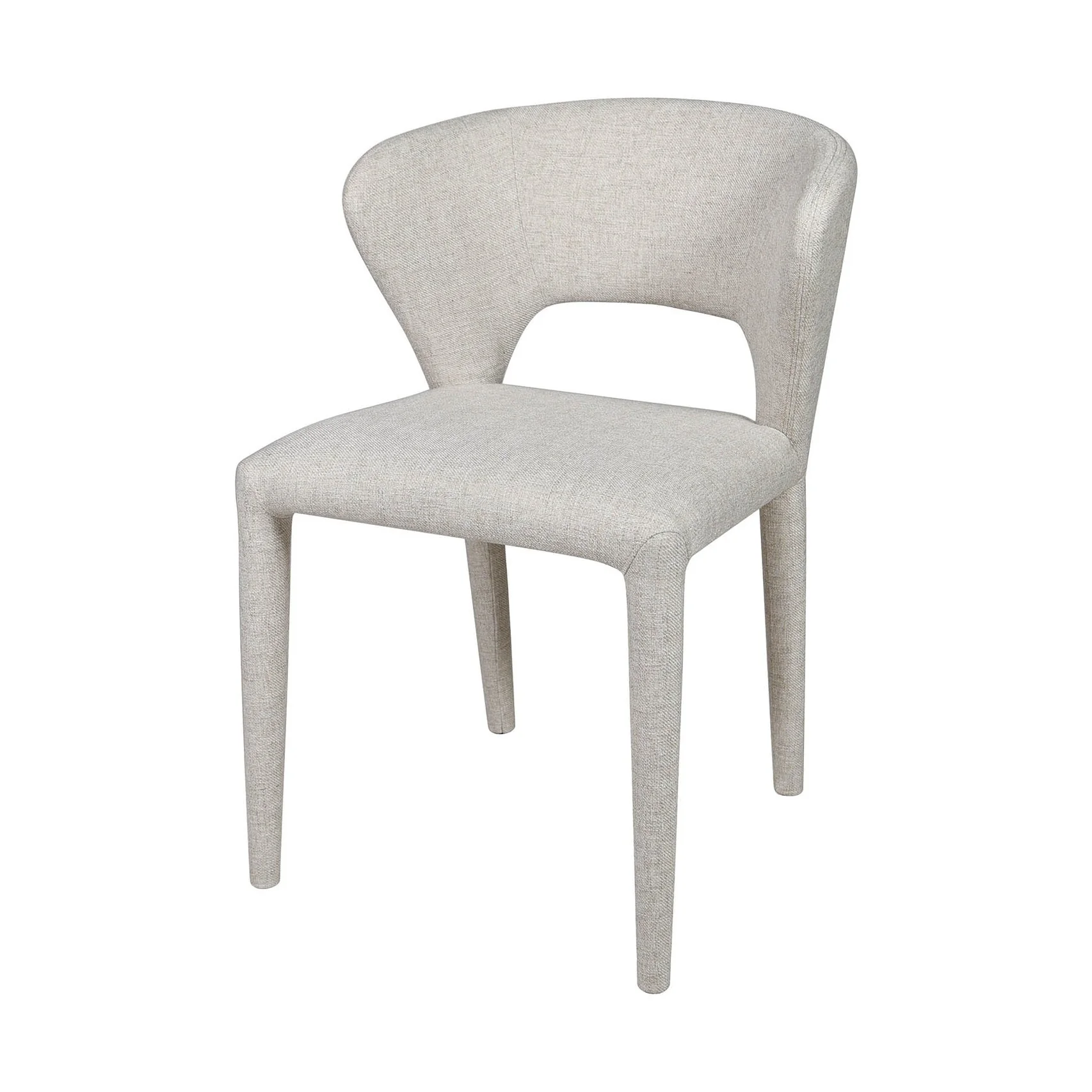 Dakota Dining Chair - Vanilla Tweed - Image 3