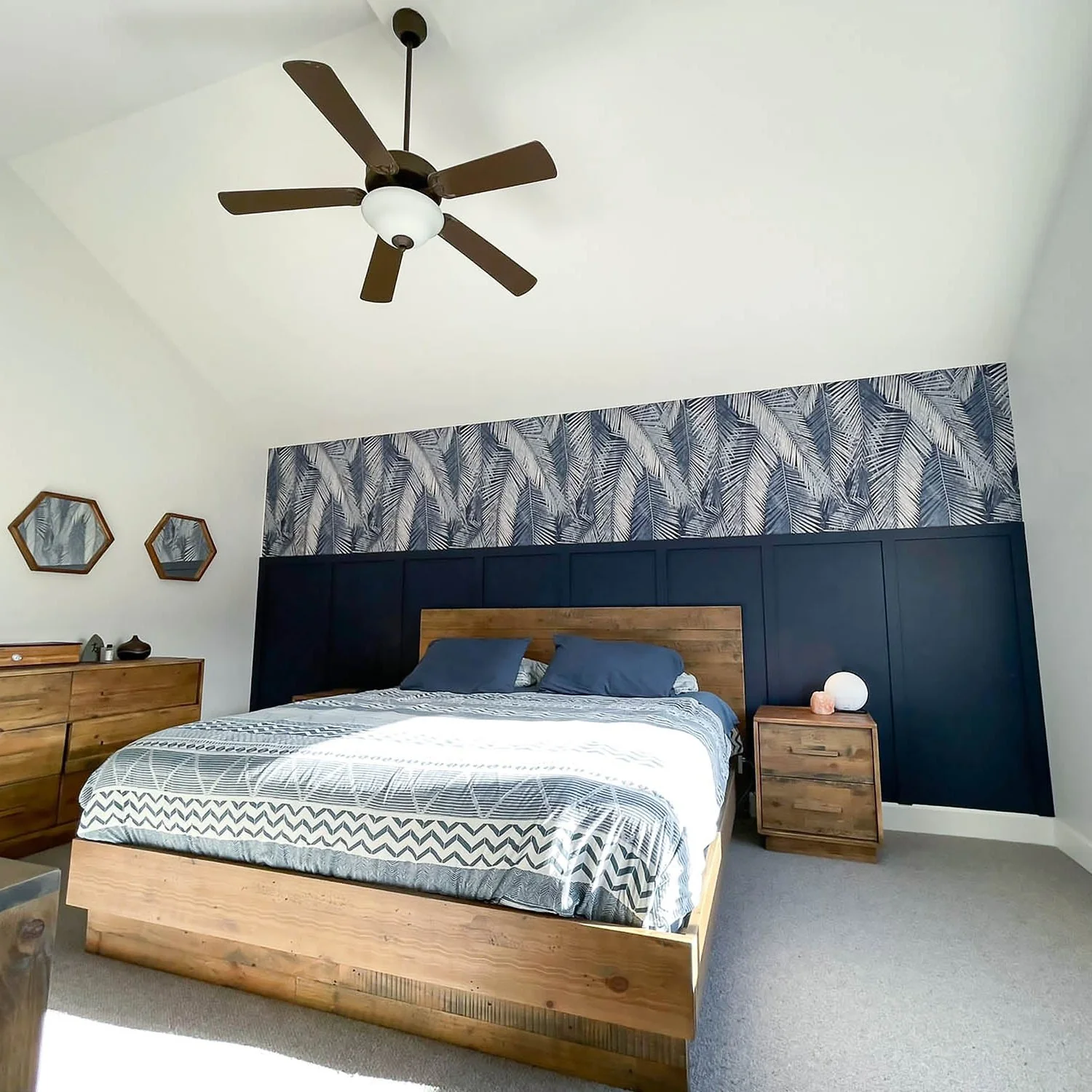 Dovian Queen Bed - Dark Driftwood - Image 6