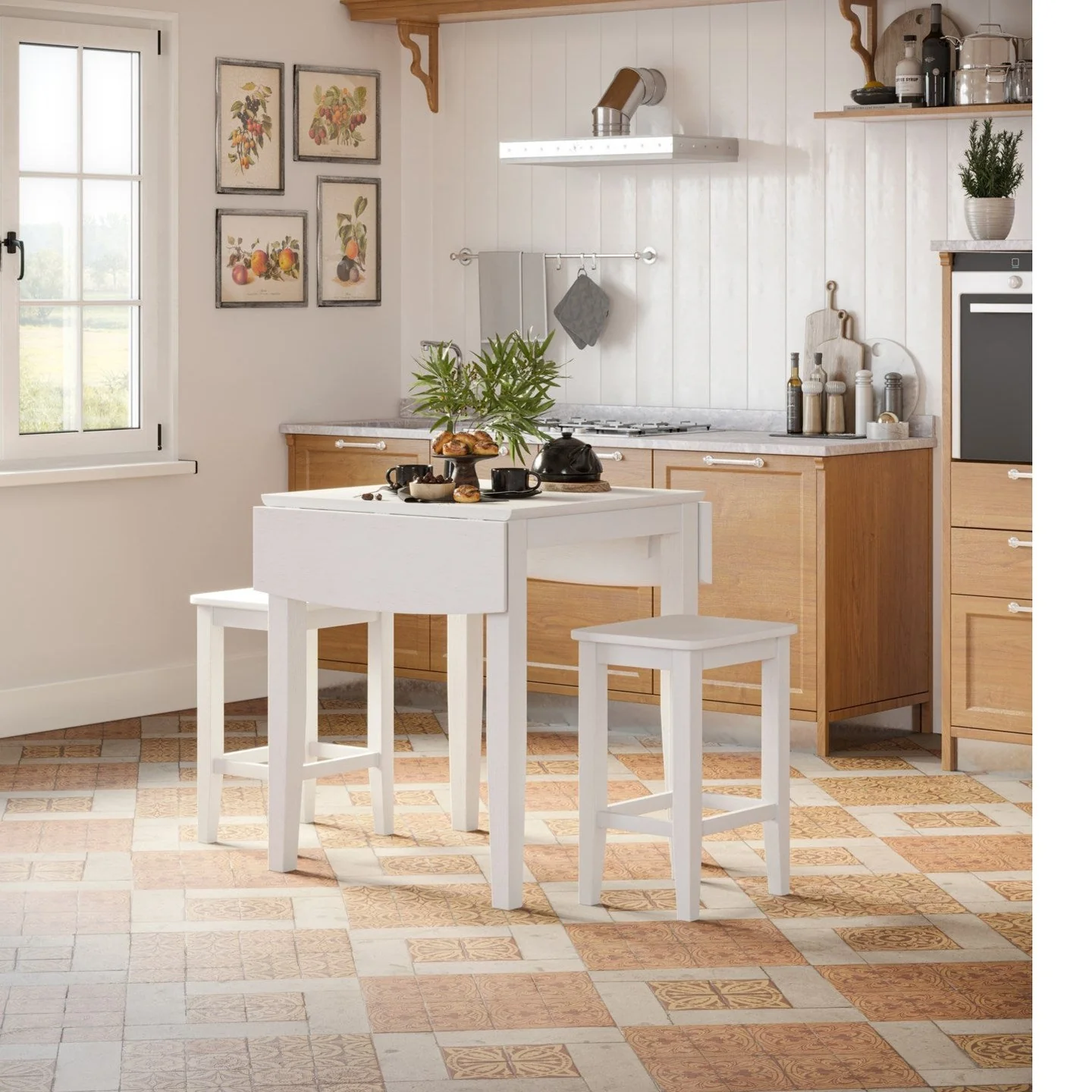 Eastern Tides Drop Leaf Counter Table - Image 8