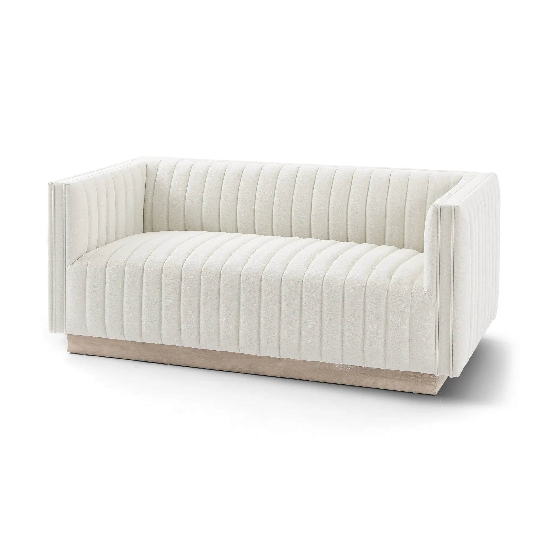 Elba Mid Century Loveseat - Tuscany Cream - Image 3
