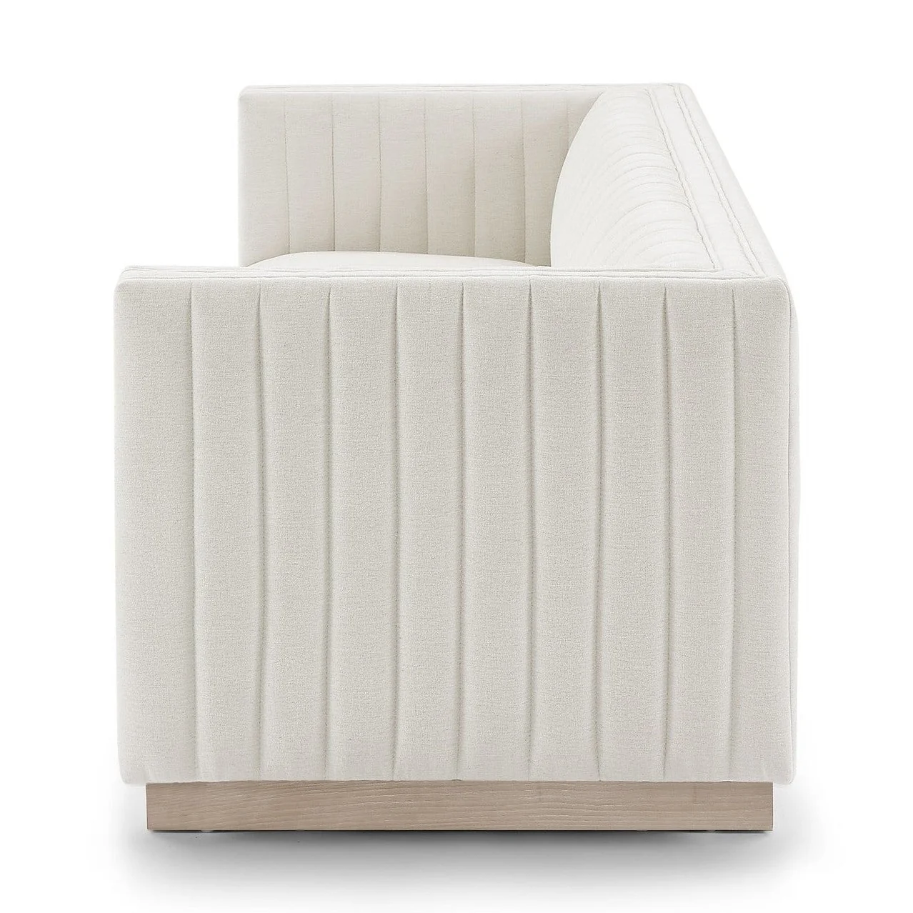 Elba Mid Century Loveseat - Tuscany Cream - Image 4