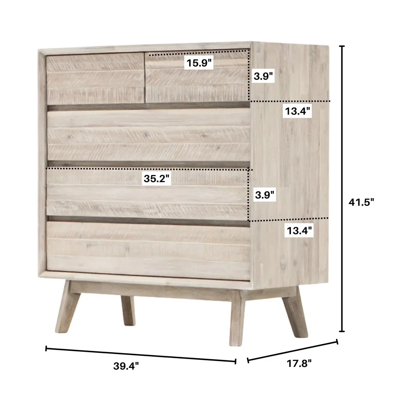 Elvyn 5 Drawer Chest - Image 4