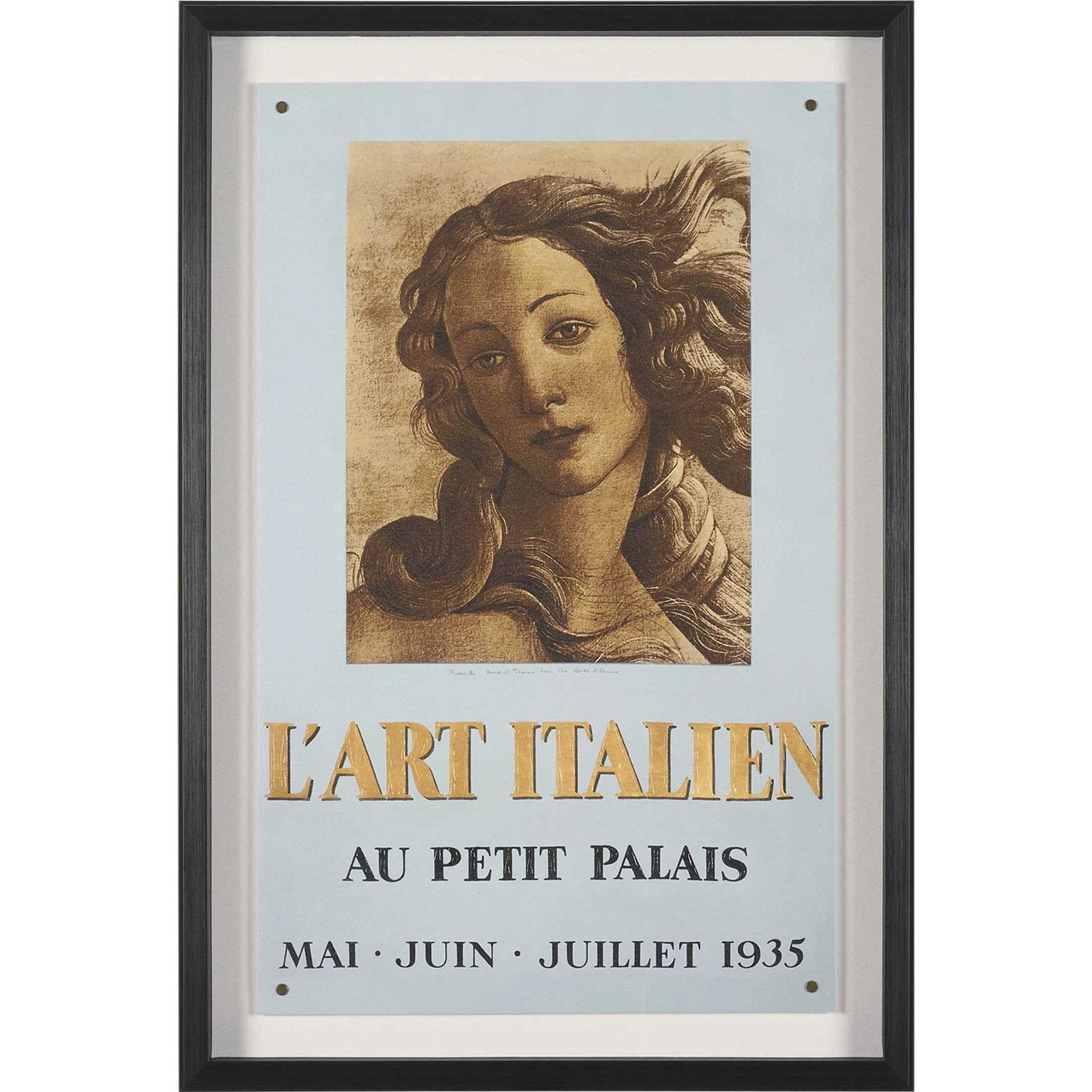 Ephemera L'Art Text Frame Artwork
