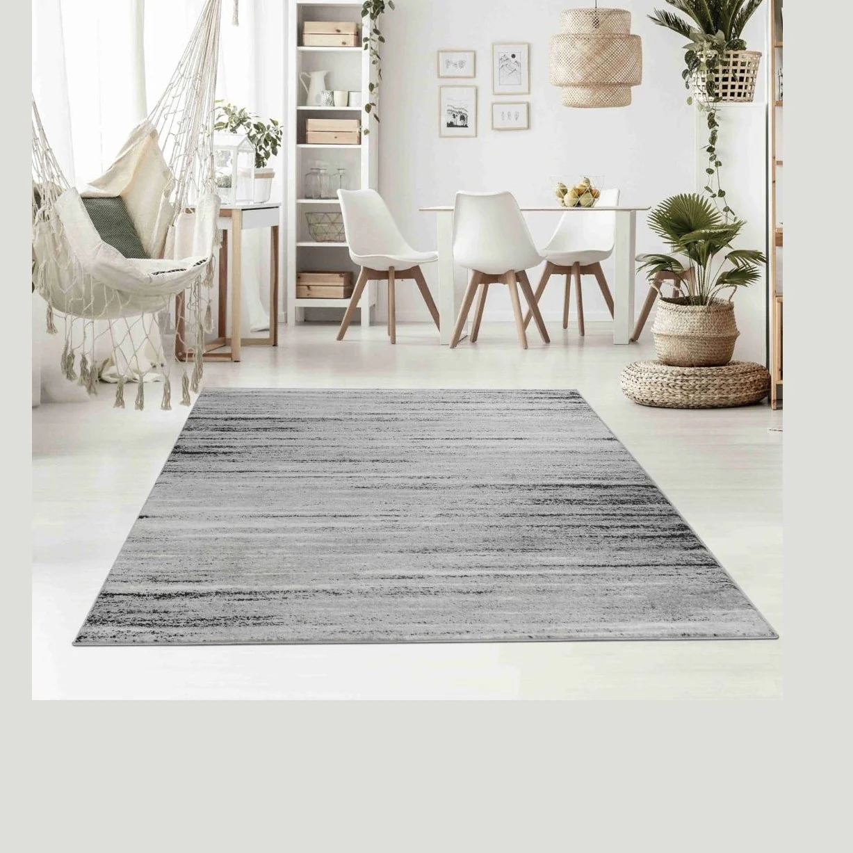 Hamilton Black Ornate Traditional Area Rug - Image 3