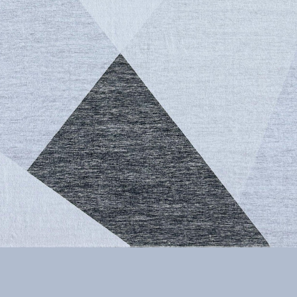 Europa Blue Contemporary Art-Inspired Rug
