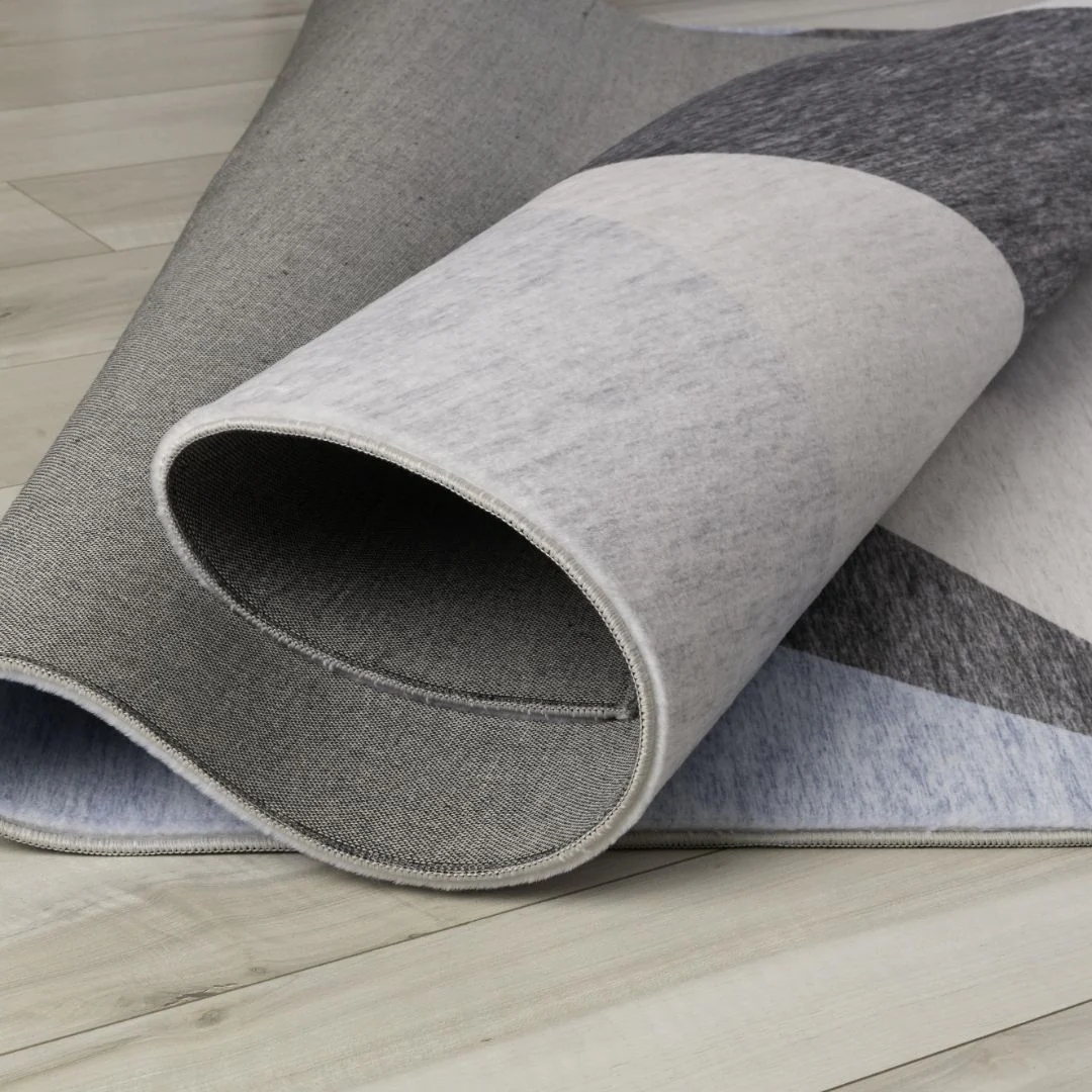 Europa Blue Contemporary Art-Inspired Rug - Image 5