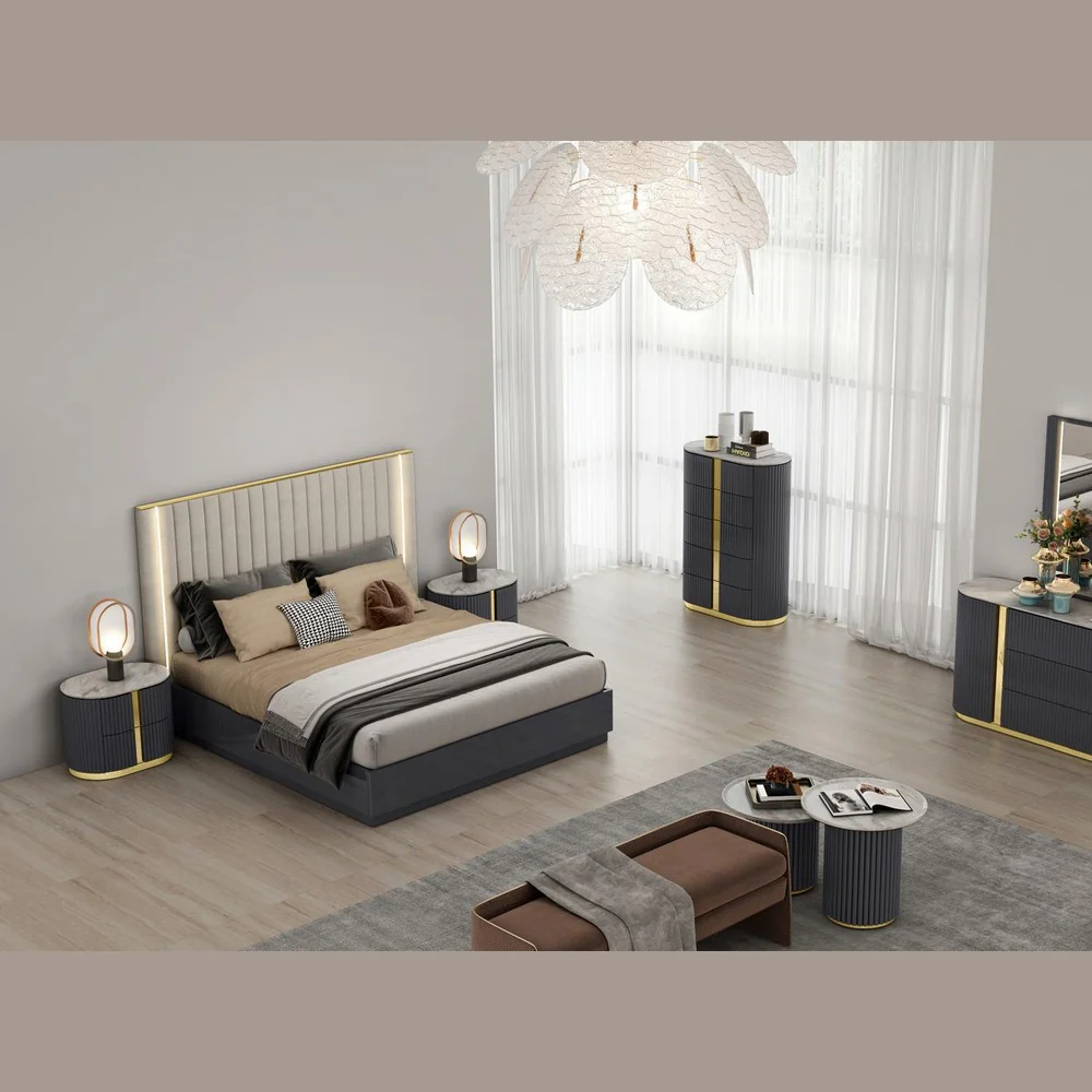 Evelyn Graphite Lift-up Storage Bed - Image 2