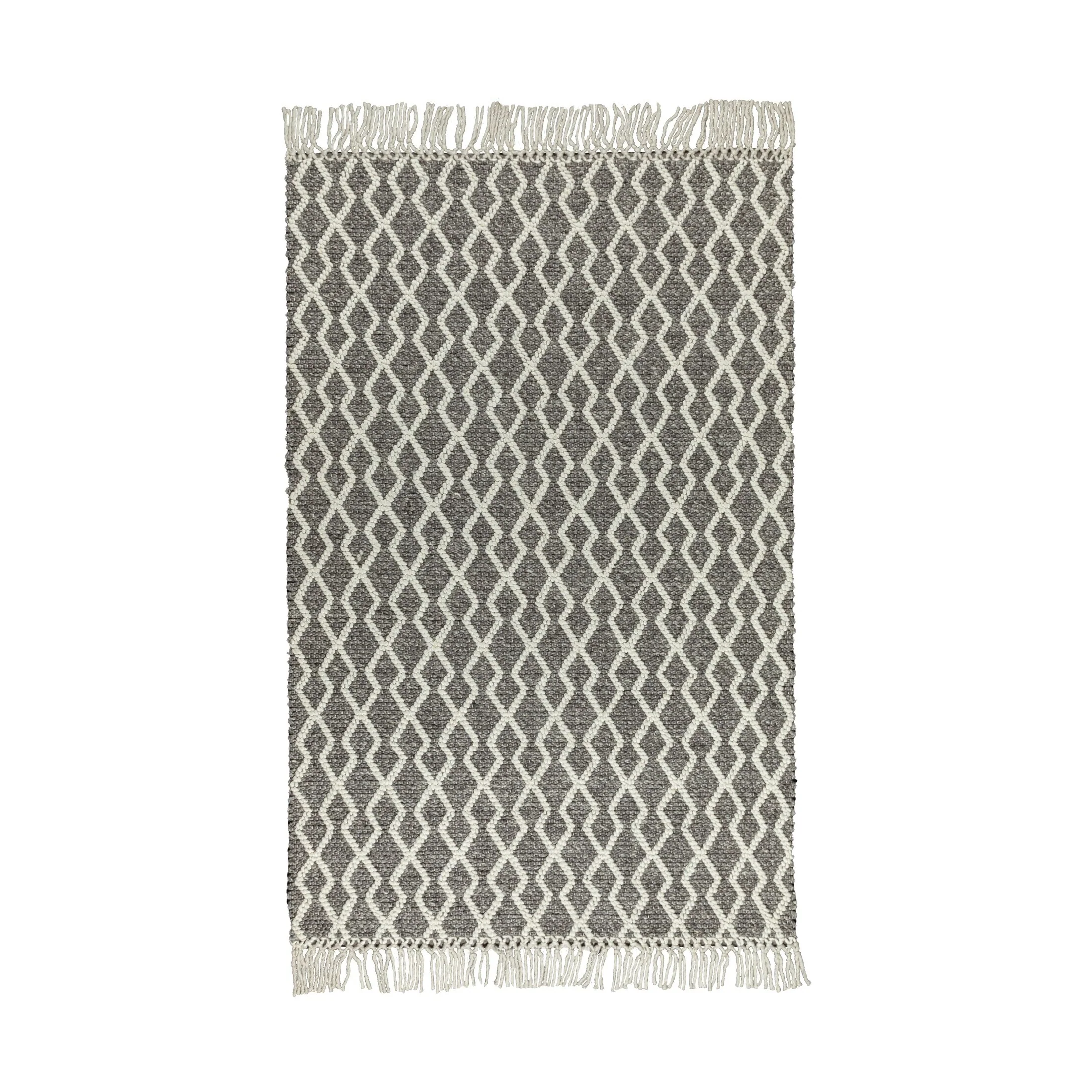 Fintona Hand Woven Rug Cream/Mocha - Image 3
