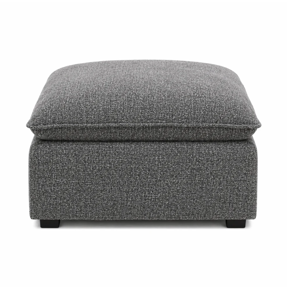 Marliss Ottoman - Vinci Ash