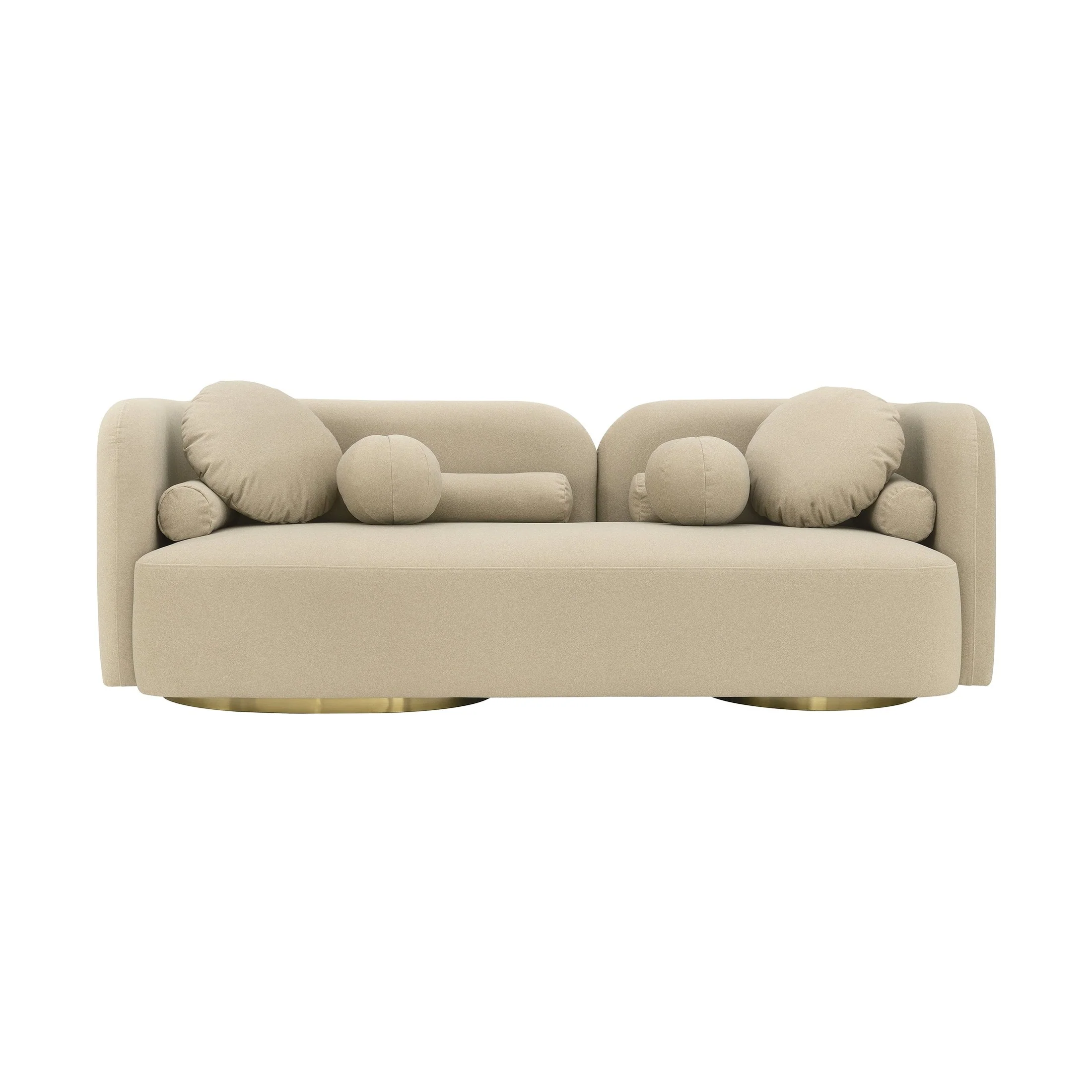 Freya Premium Mohair Fabric Sofa - Image 3