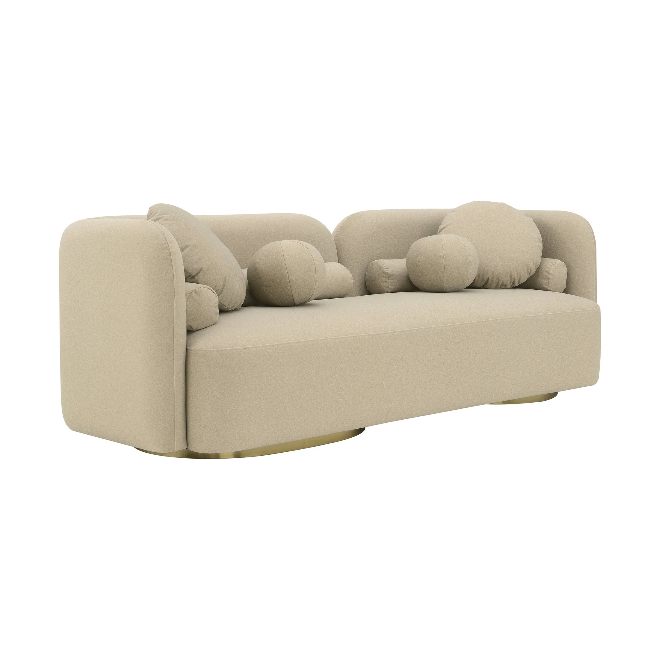 Freya Premium Mohair Fabric Sofa - Image 9