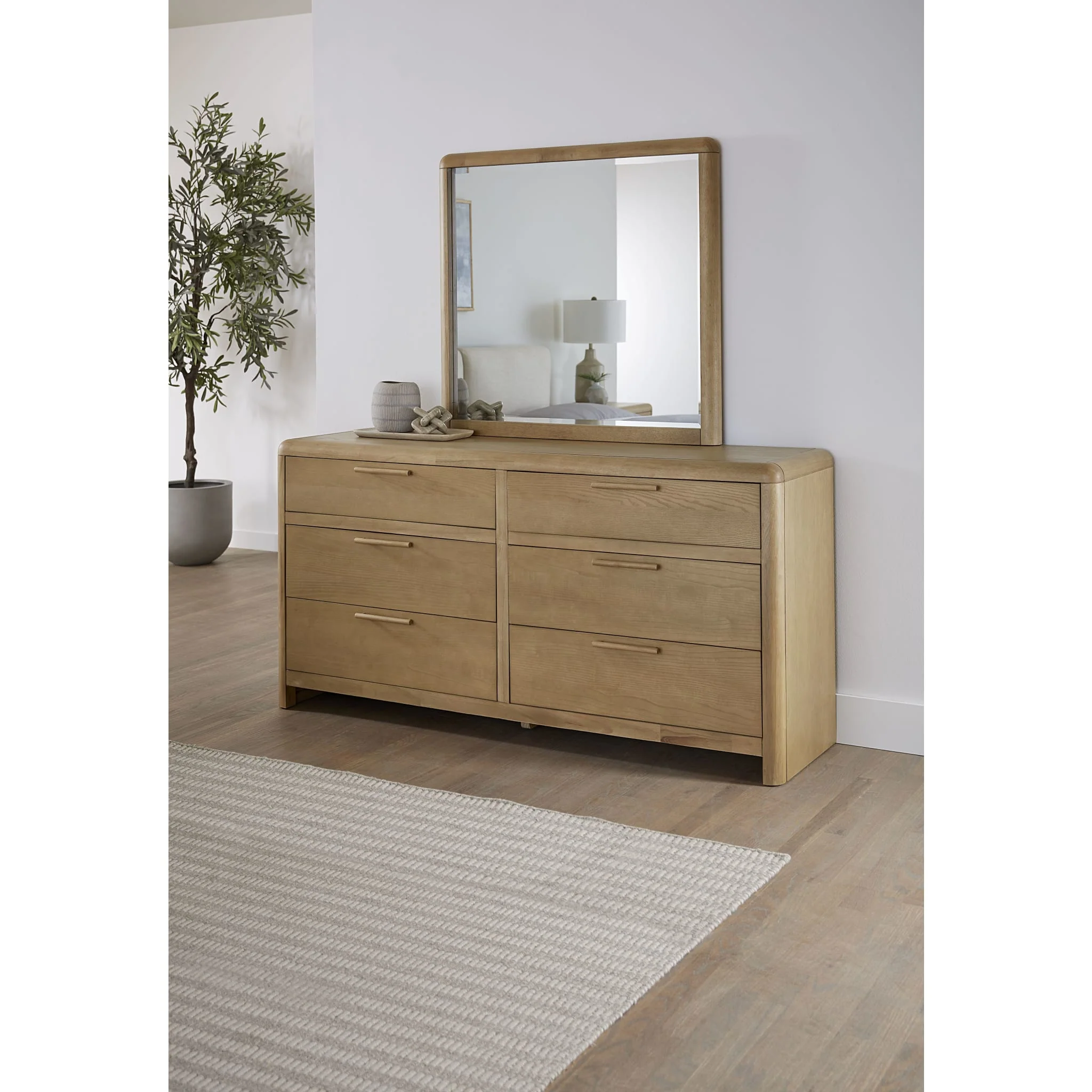 Furano Wall or Dresser Mirror in Ginger - Image 3