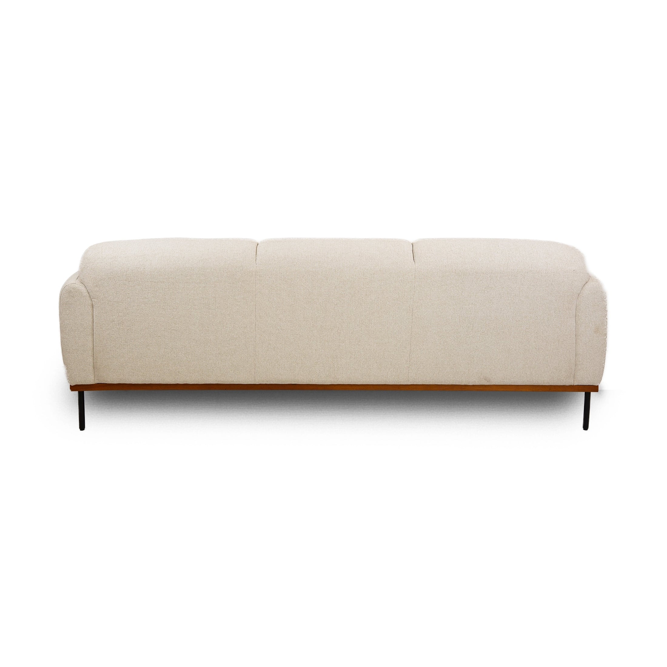 Genea Sofa with Premium Believe Fabric - Beige - Image 10