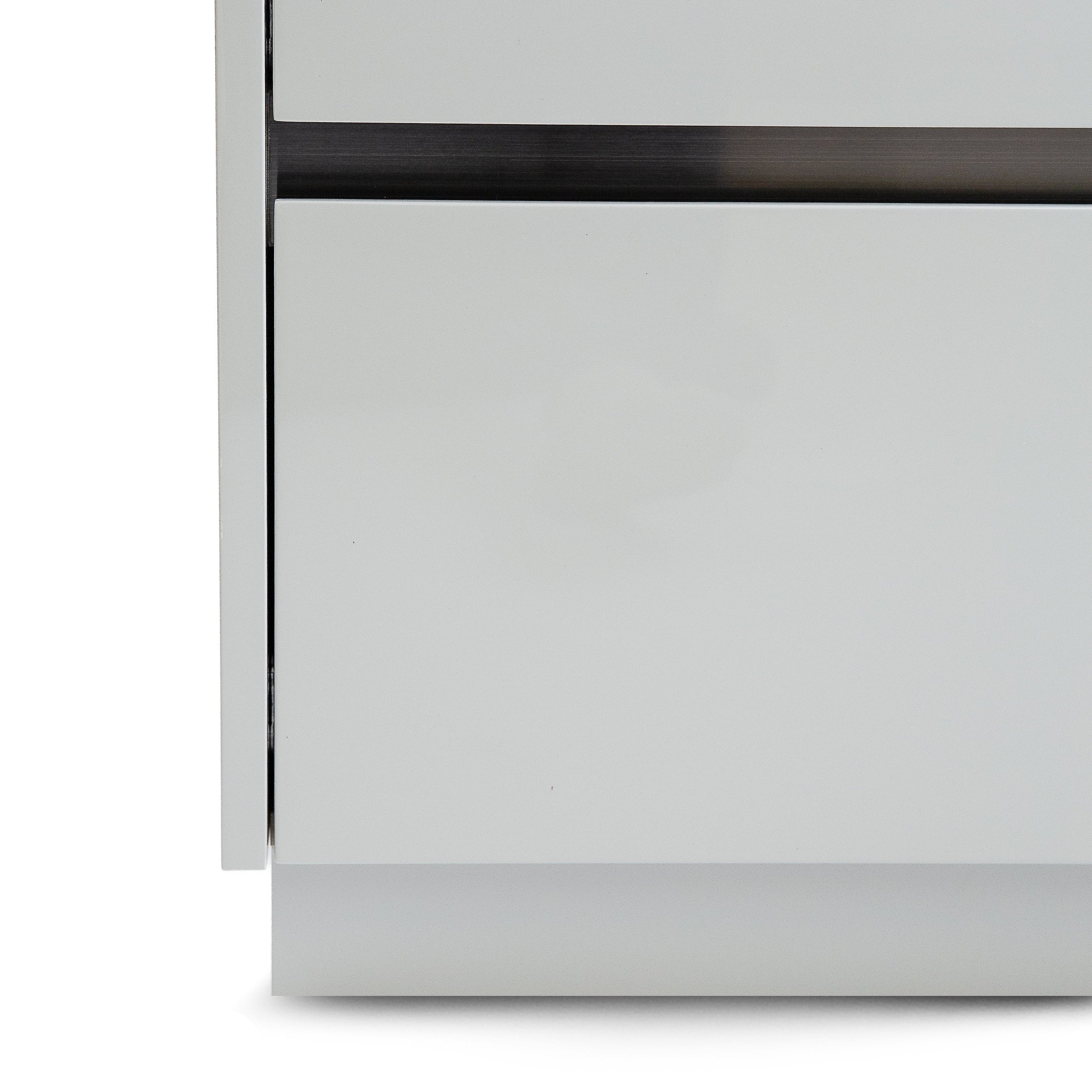 Gilly Grey Glossy Finish Night Stand - Image 8