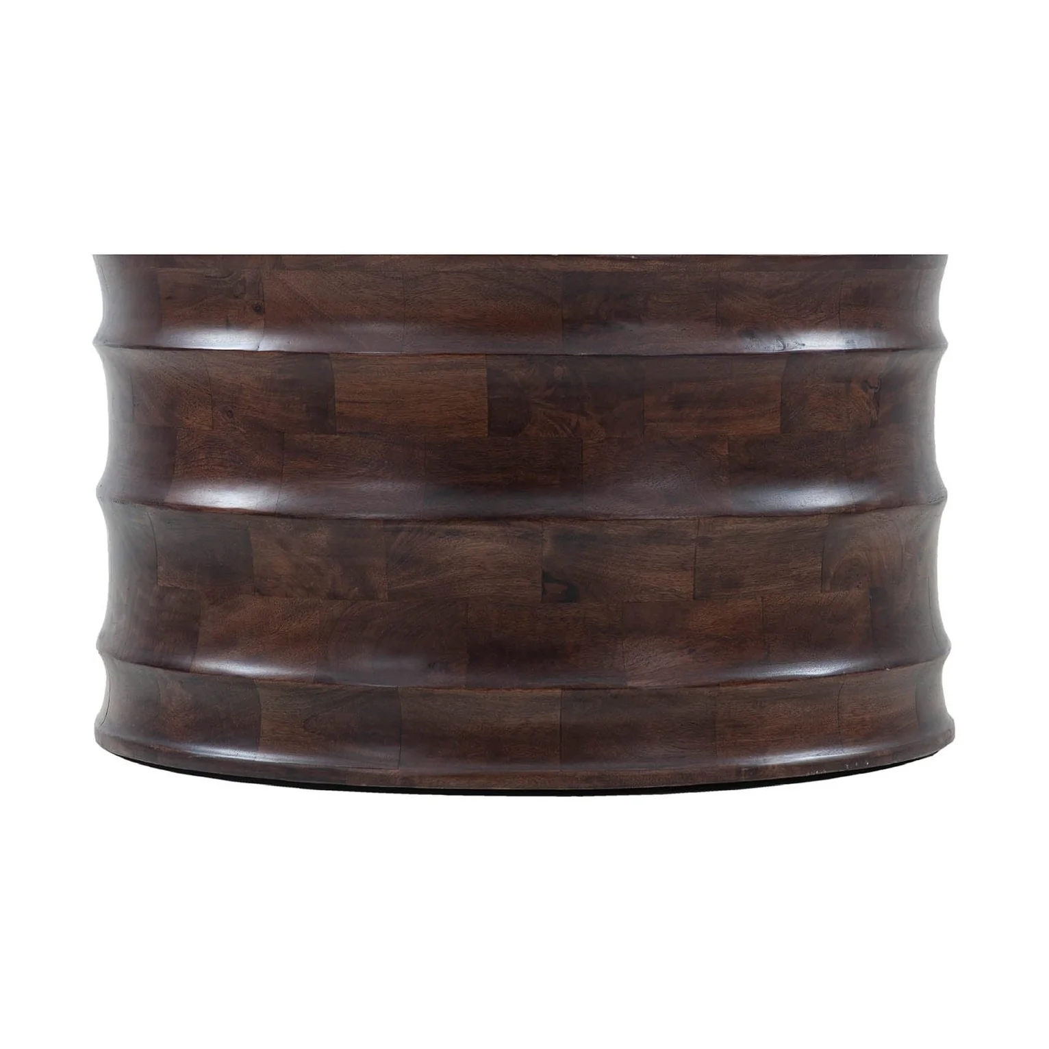 Global Coffee Table – Solid Mango Wood | Walnut Finish - Image 2
