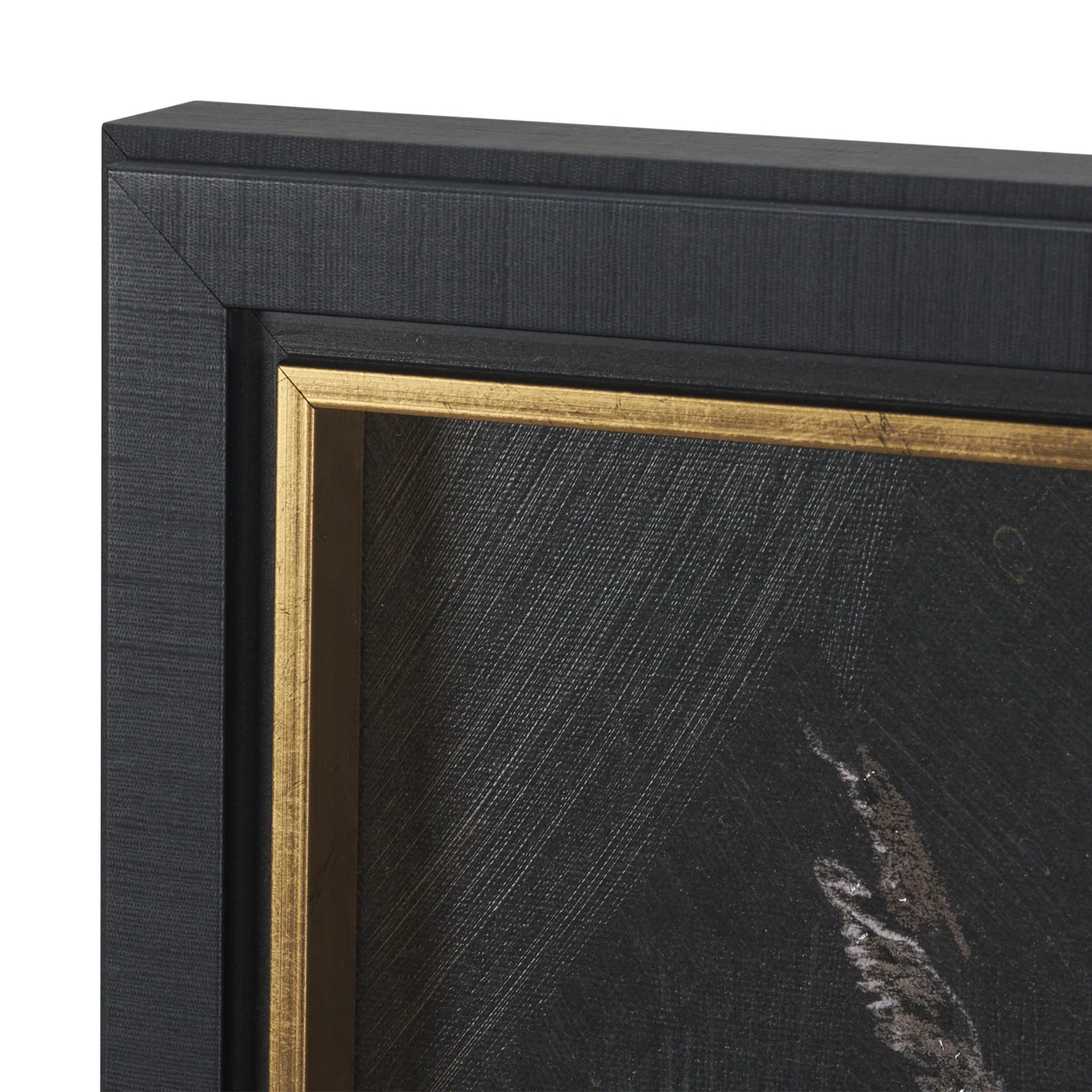 Golden Grasses Textured Framed Artwork Matted - Image 10