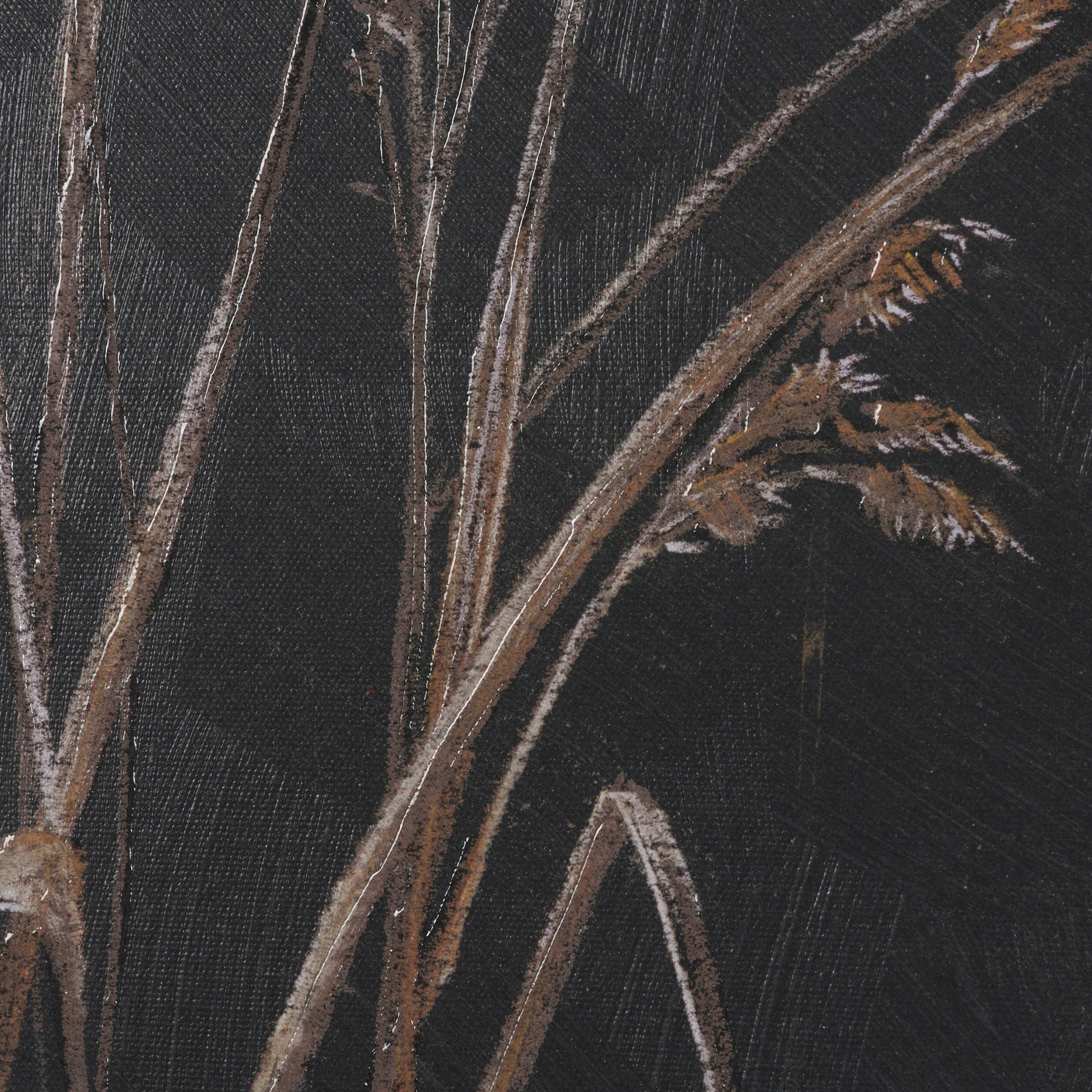 Golden Grasses Textured Framed Artwork Matted - Image 12