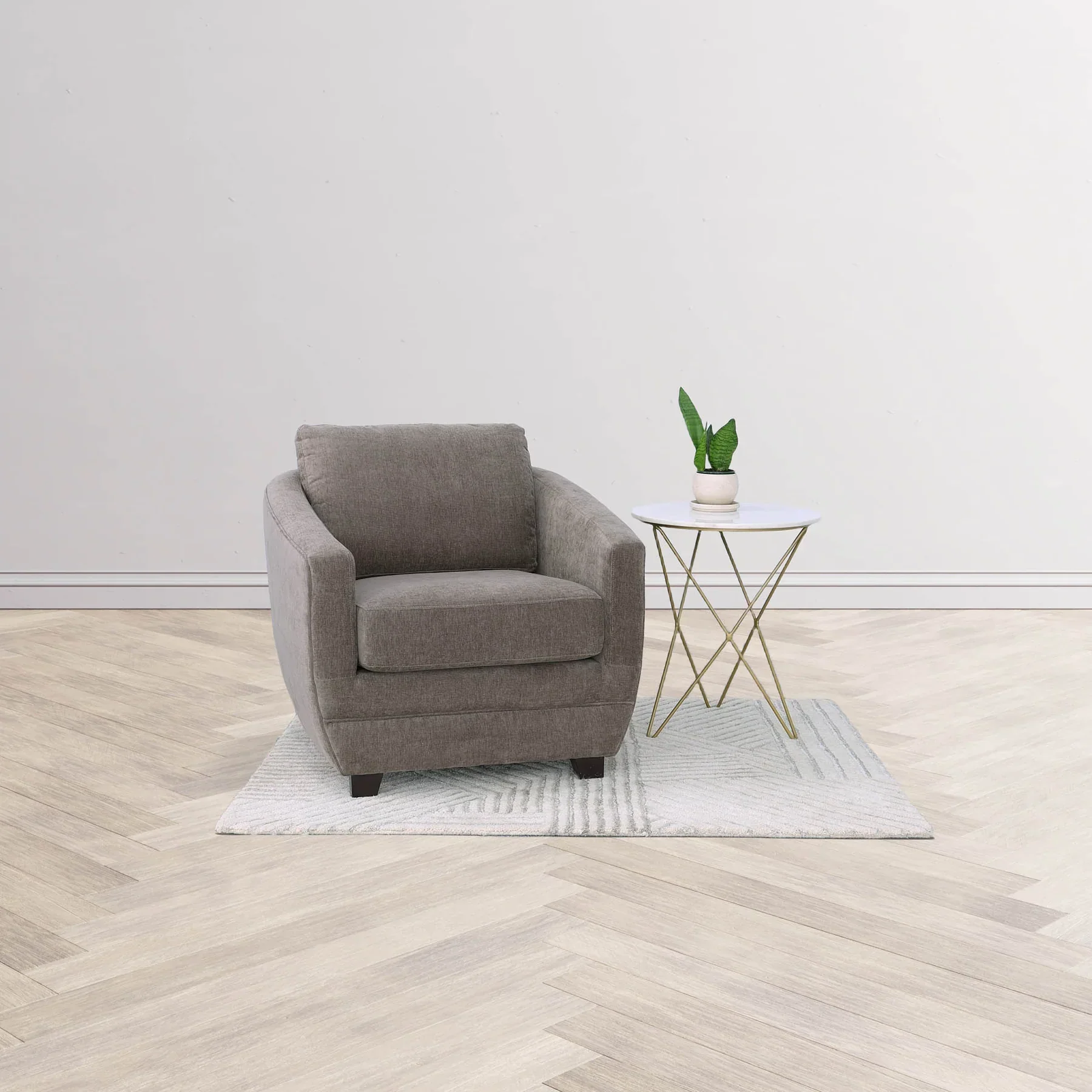 Grainhouse Wind & Fire Marble Side Table - White - Image 7