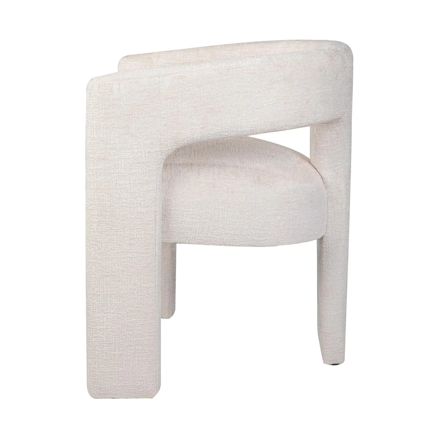 Gwen Open-Back Upholstered Chair - Natural - Image 5