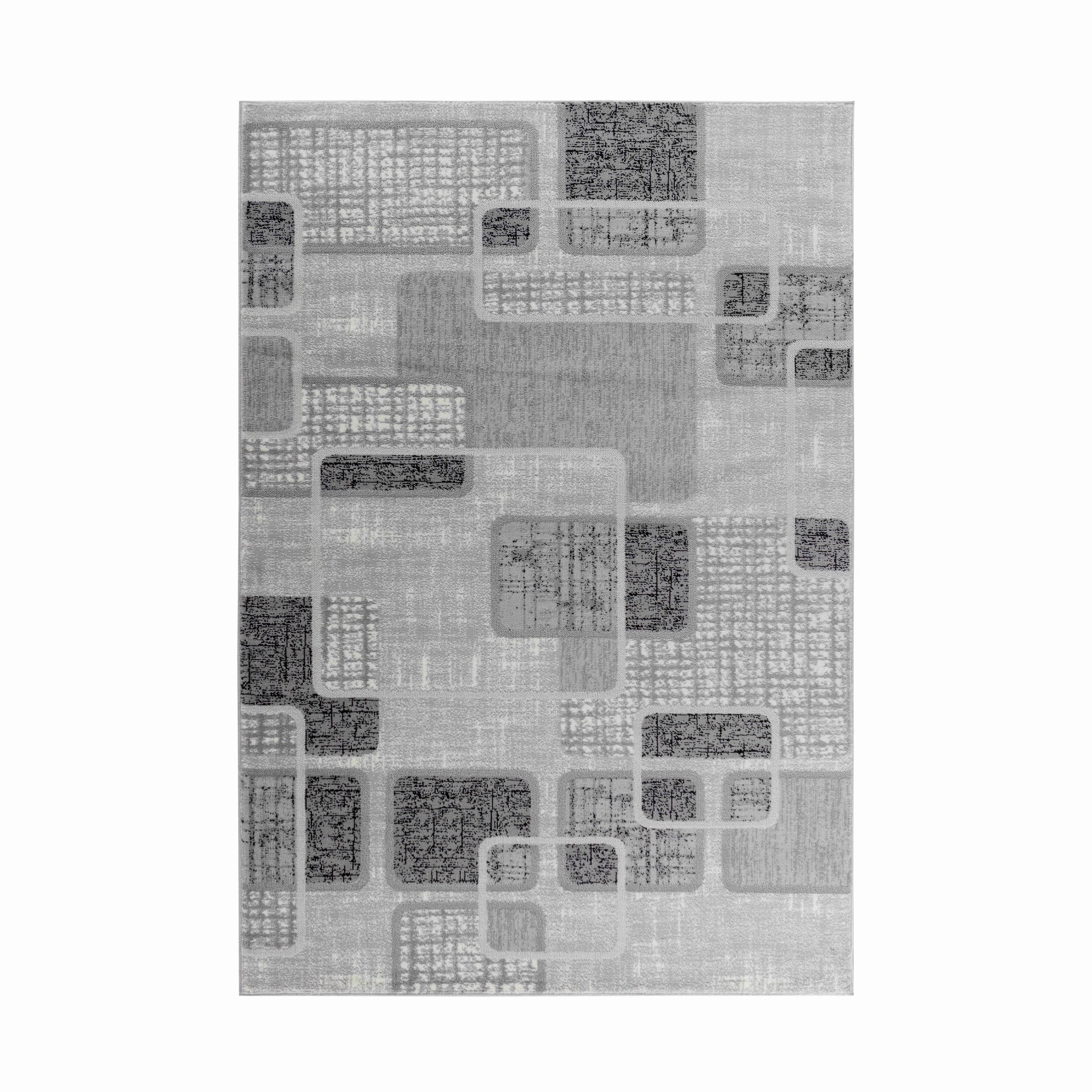 Hamilton Faded Grey Medallion Vintage Rug - Image 8