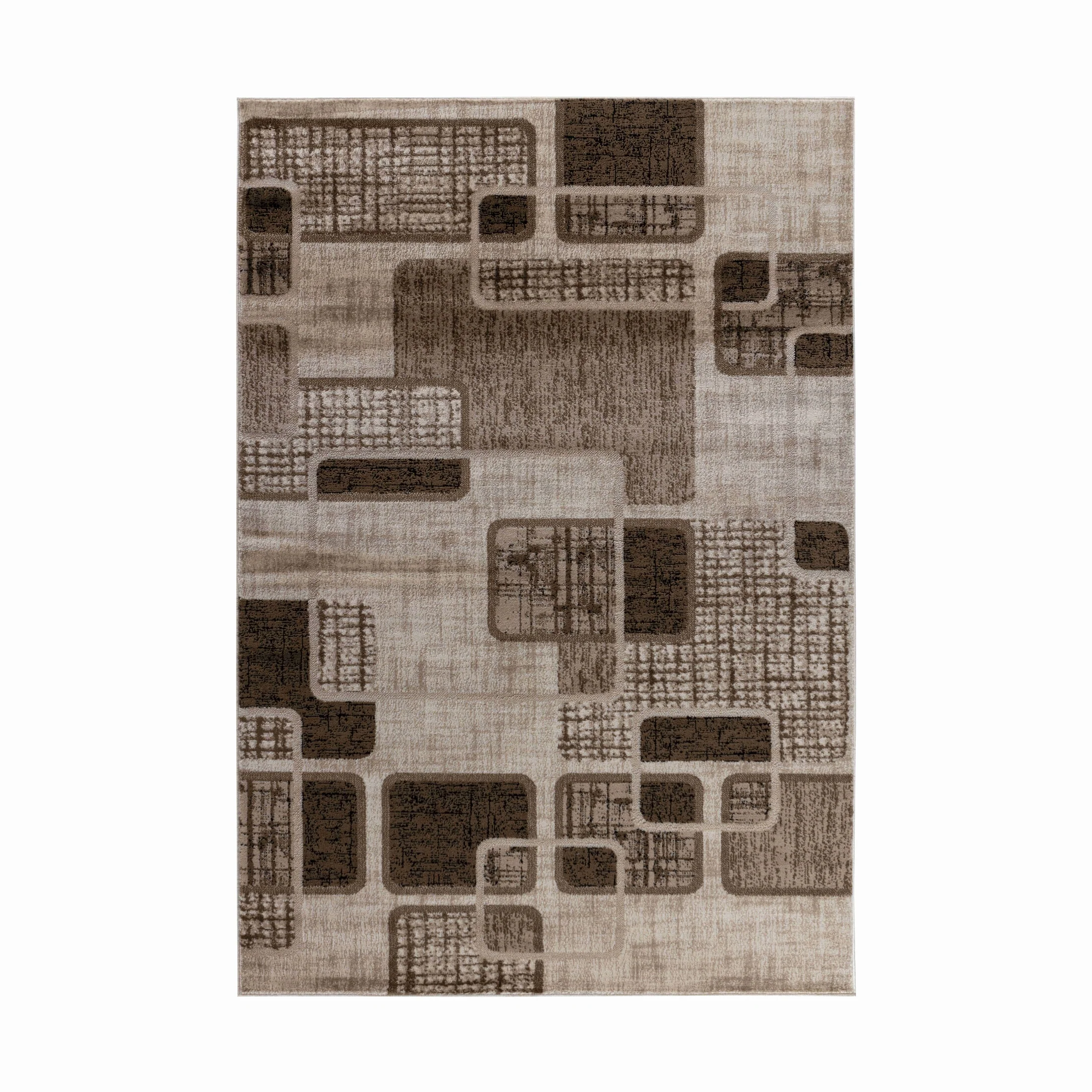 Hamilton Brown Distressed Medallion Rug - Image 7
