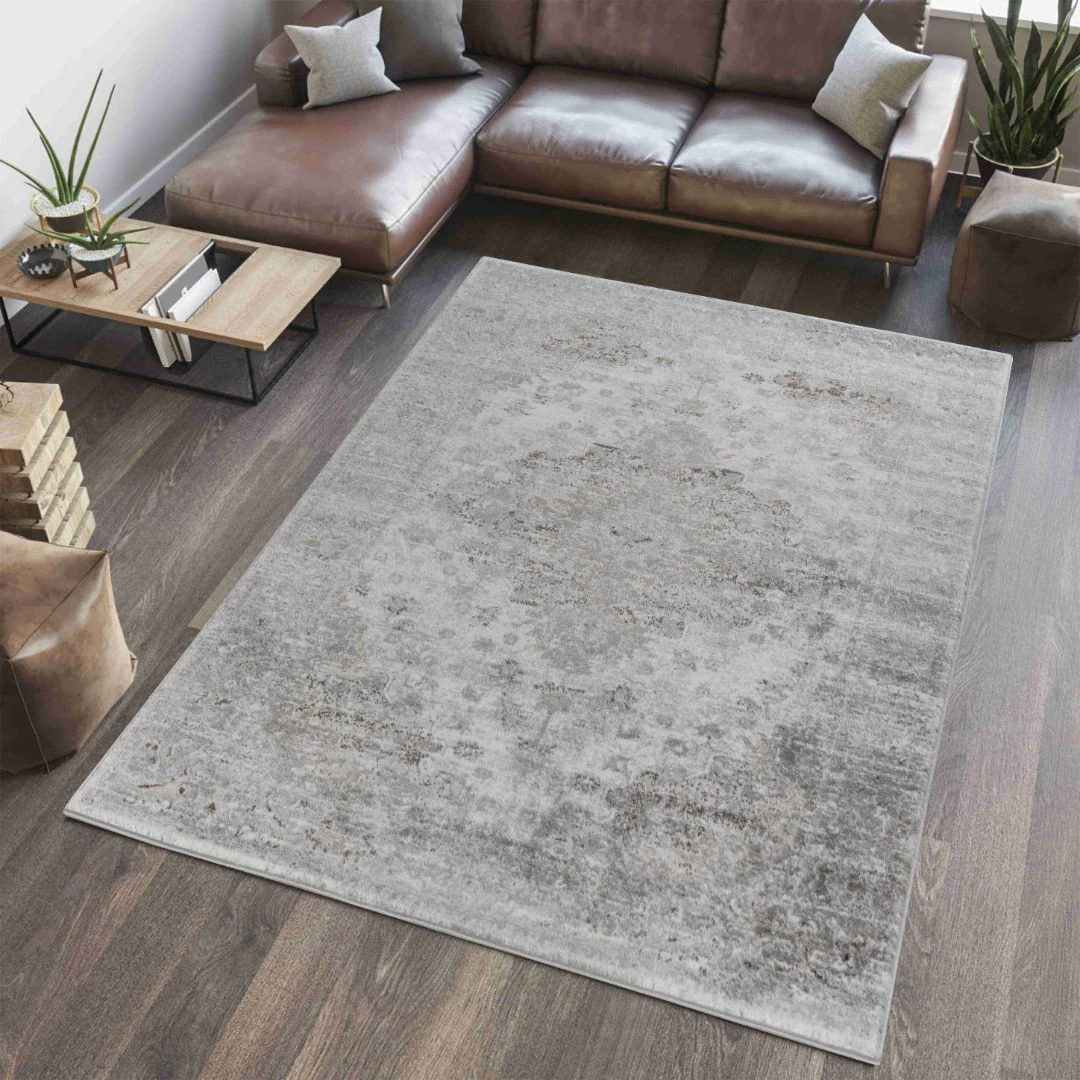 Hamilton Classic Cream Medallion Area Rug - Image 2