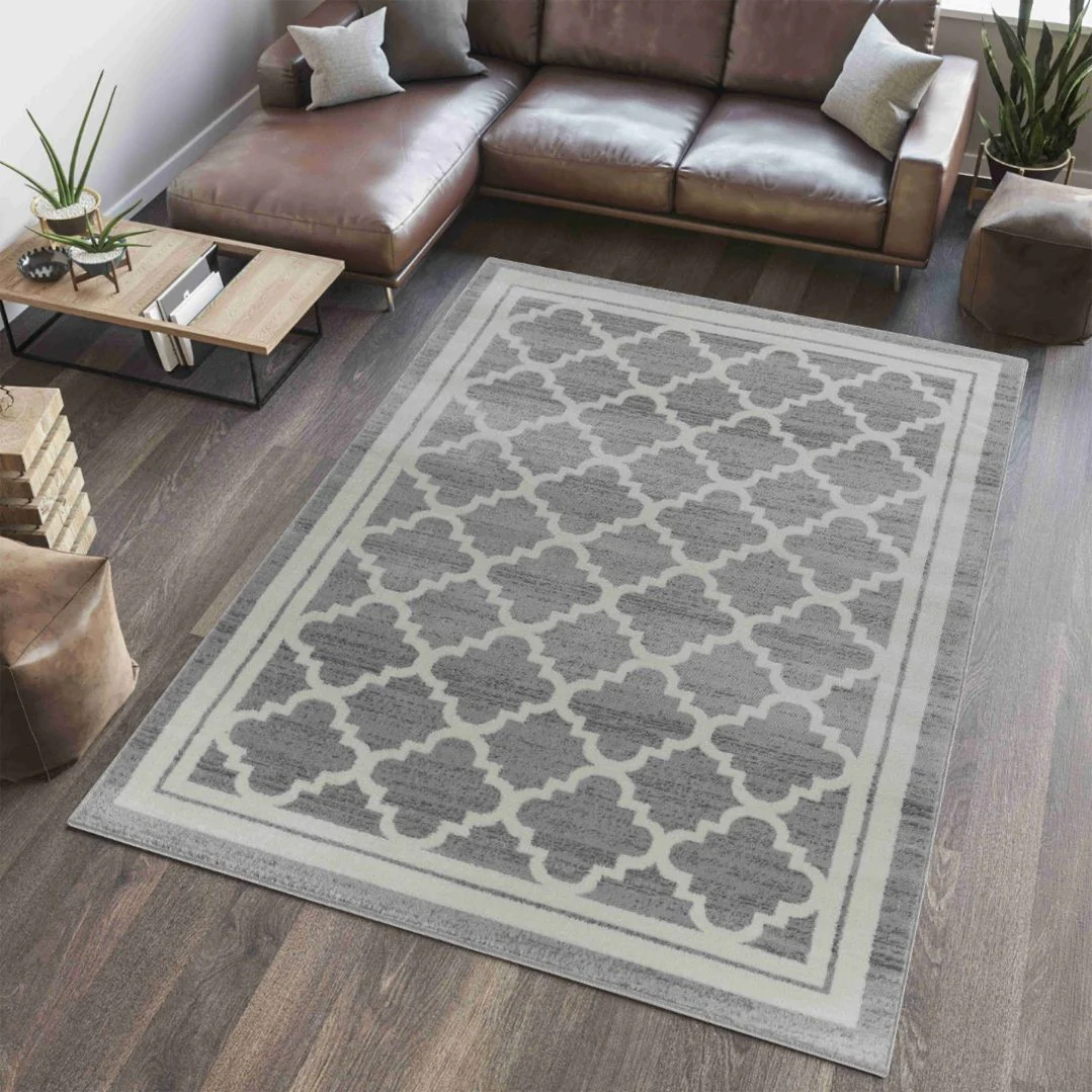 Hamilton Grey Vintage-Inspired Ornamental Rug - Image 2