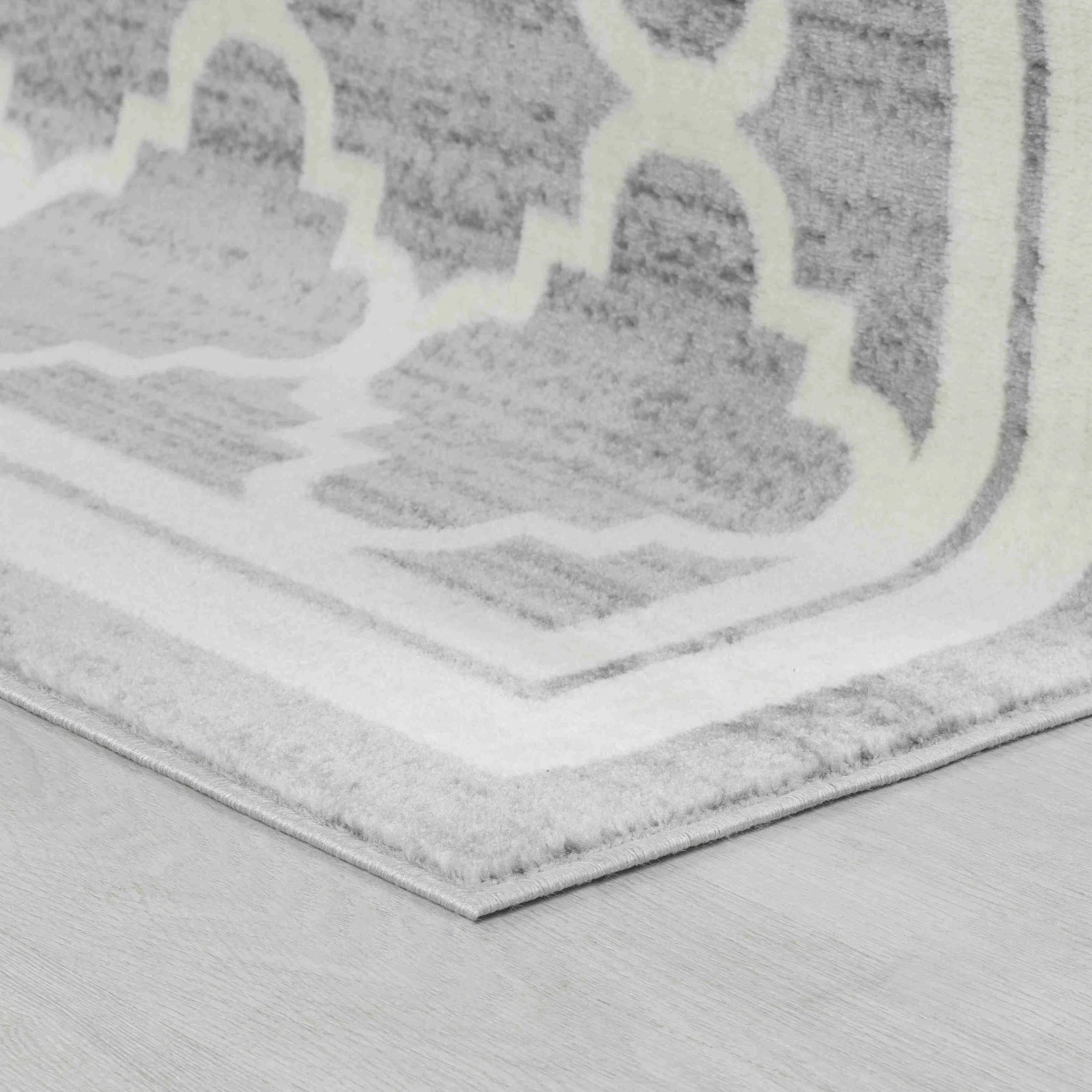 Hamilton Grey Vintage-Inspired Ornamental Rug - Image 6